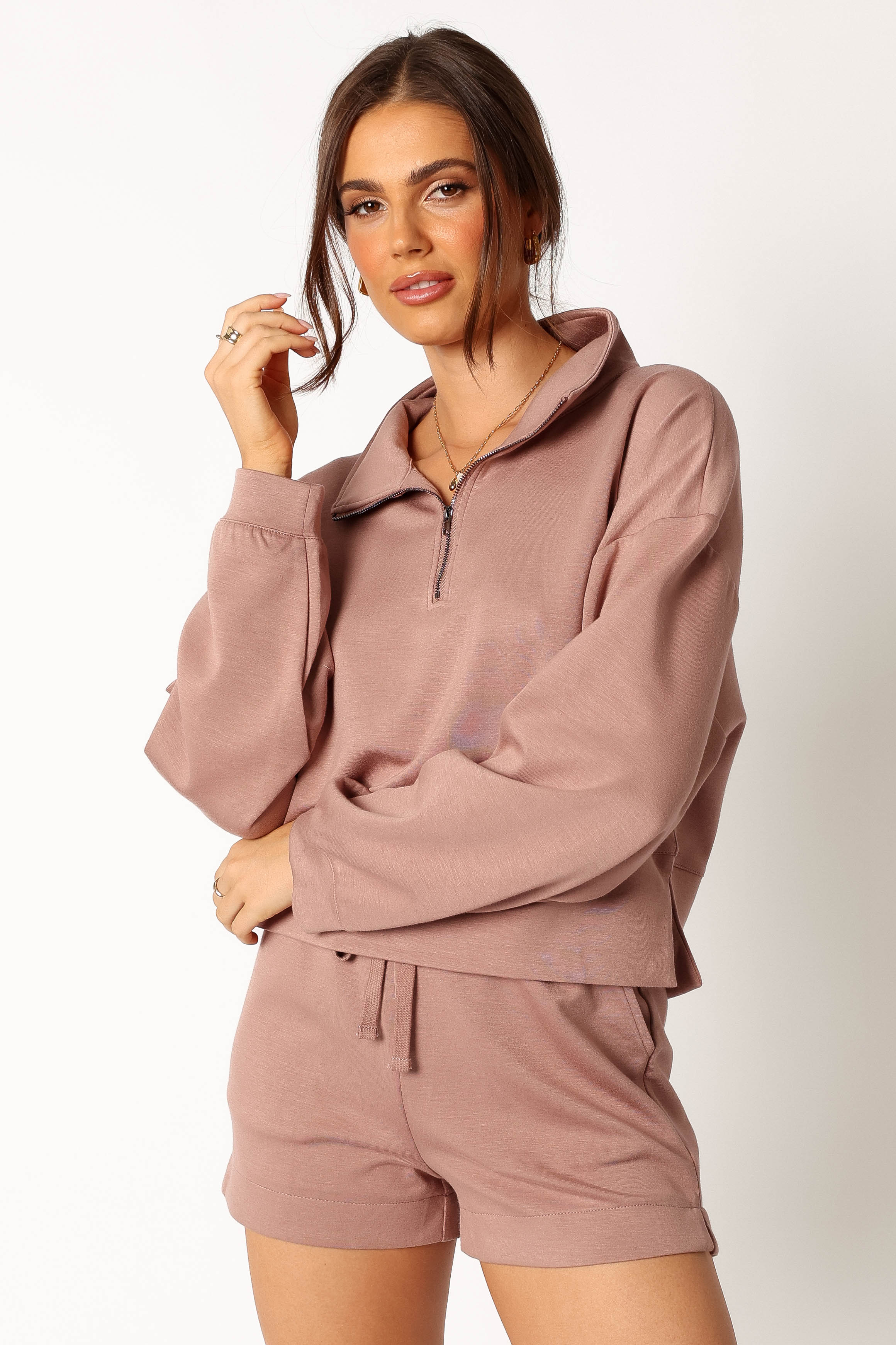 Paula Oversized Sweat Set - Mocha