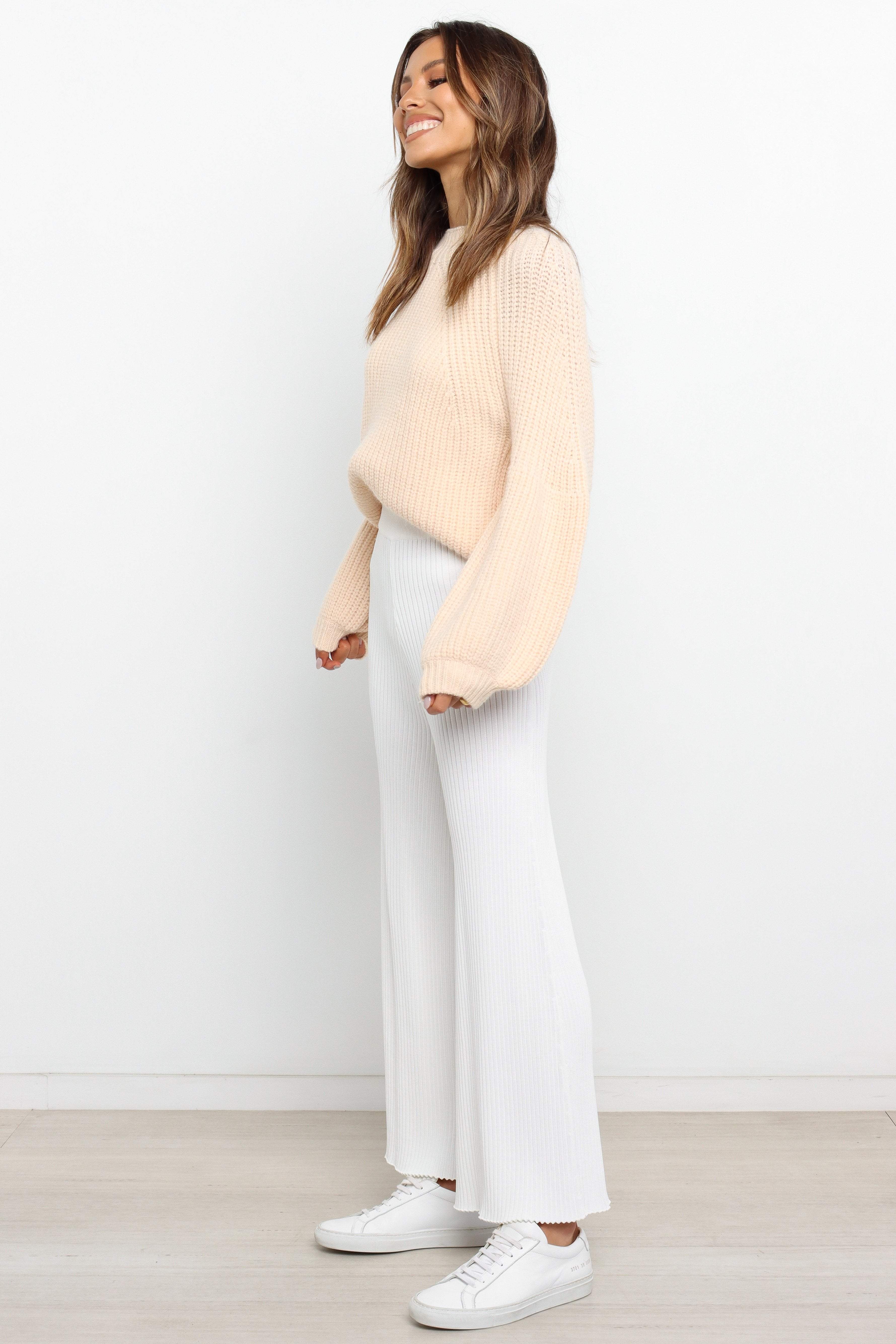 London Knit Sweater - Beige