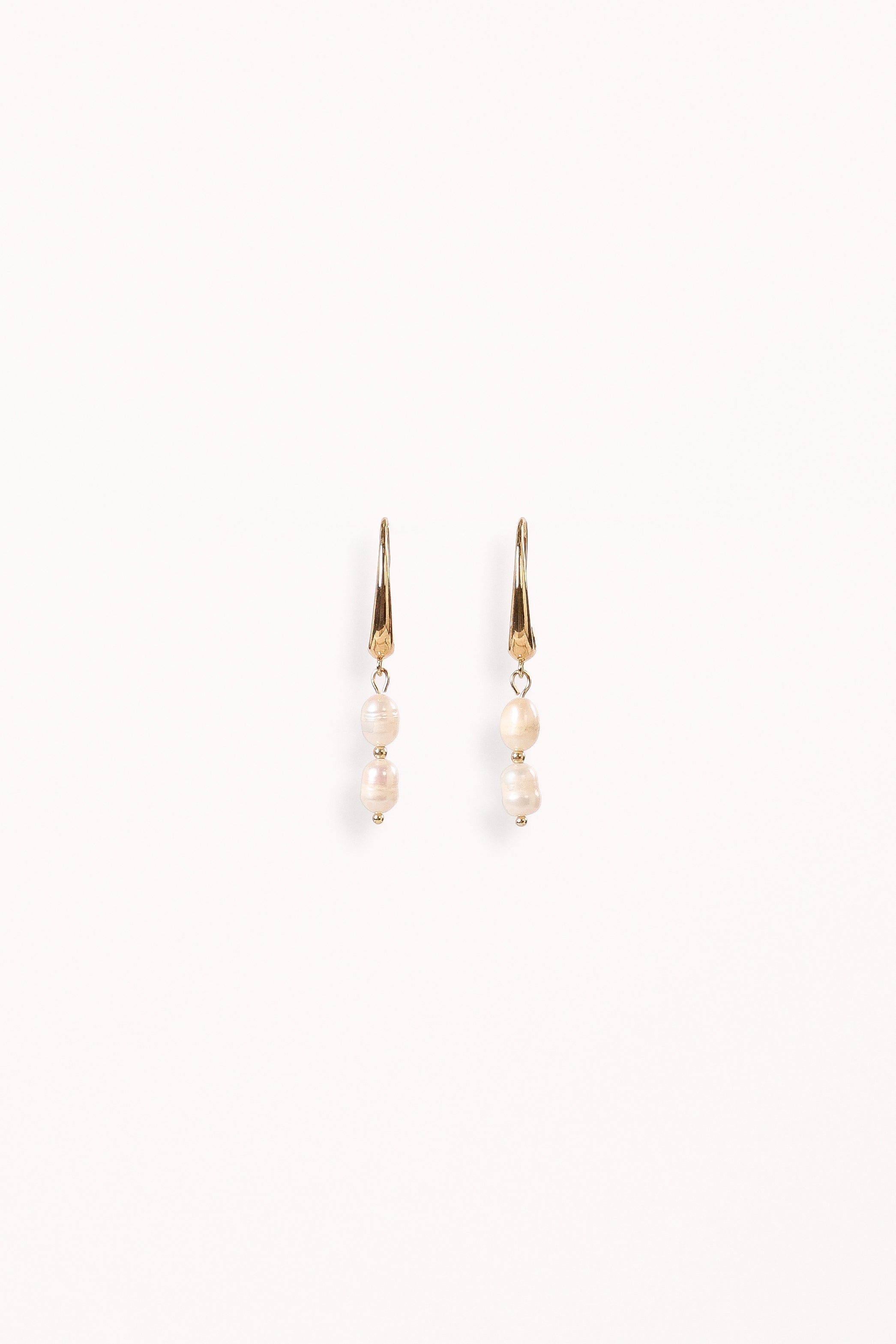 Larissa Pearl Earrings - Gold