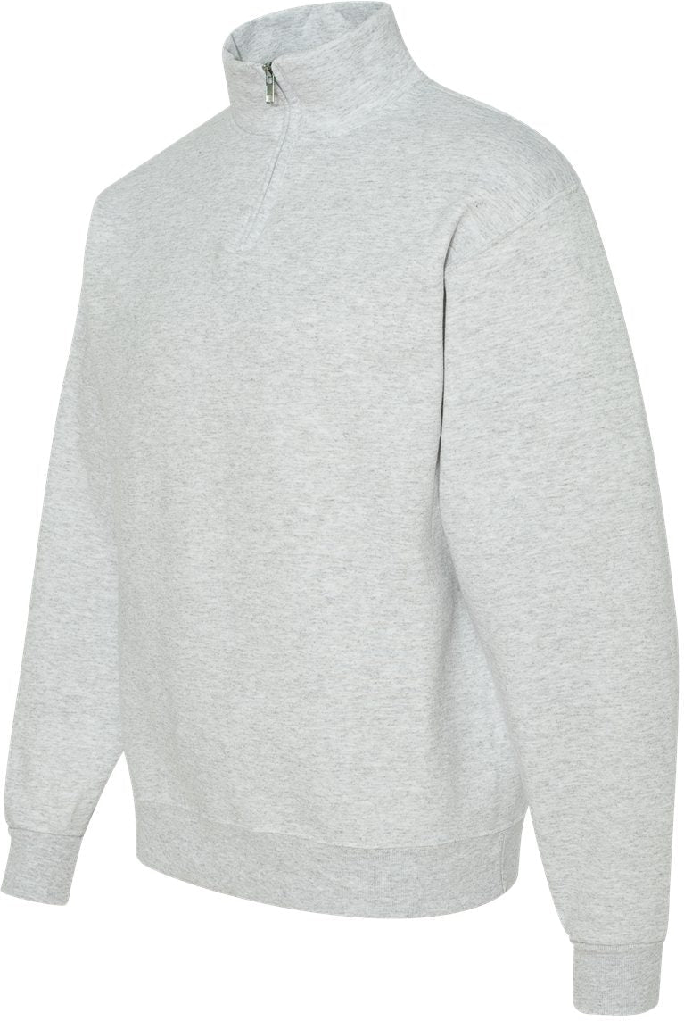 OUTLET-Jerzees Nublend Cadet Collar Quarter-Zip Sweatshirt