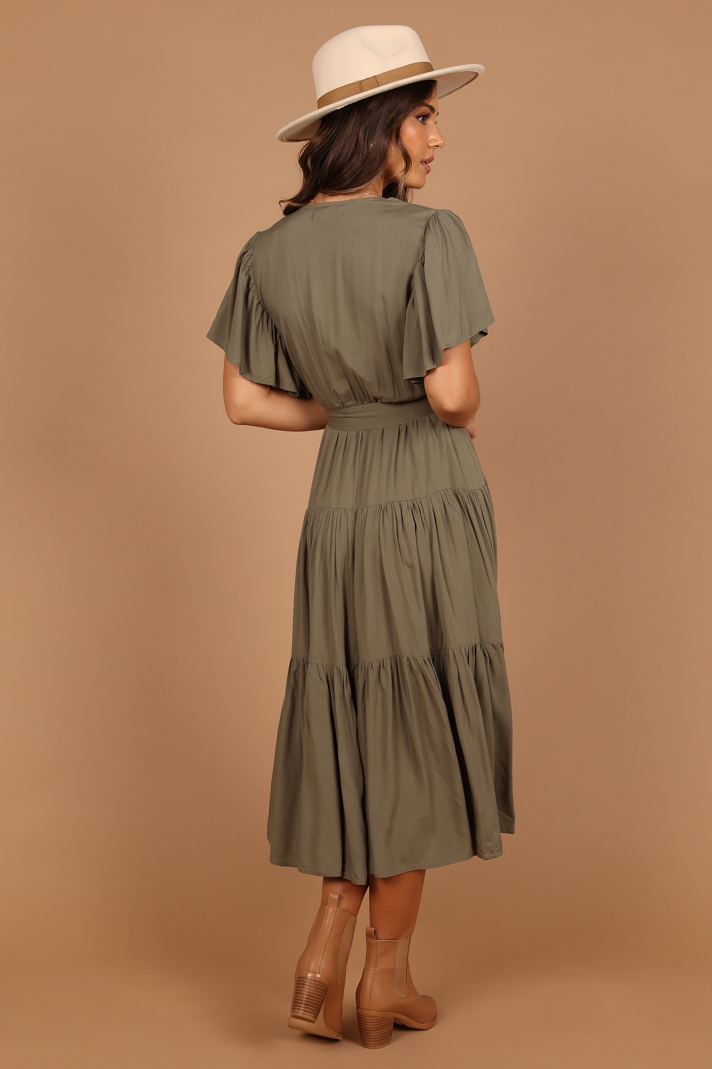 Barker Dress - Olive