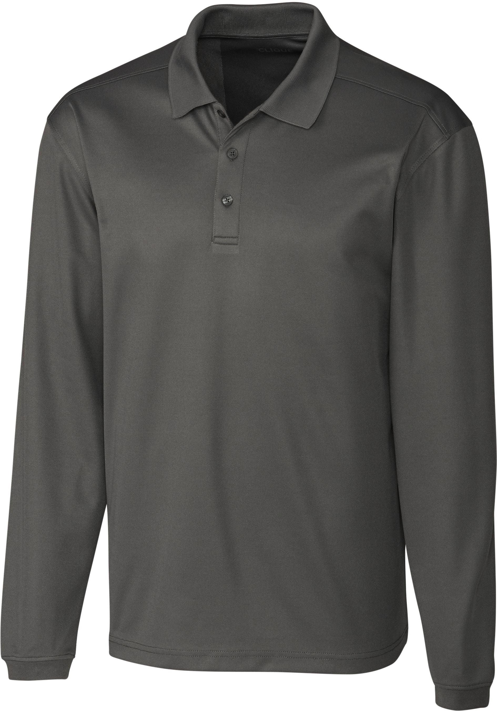 OUTLET-Clique Long Sleeve Spin Polo