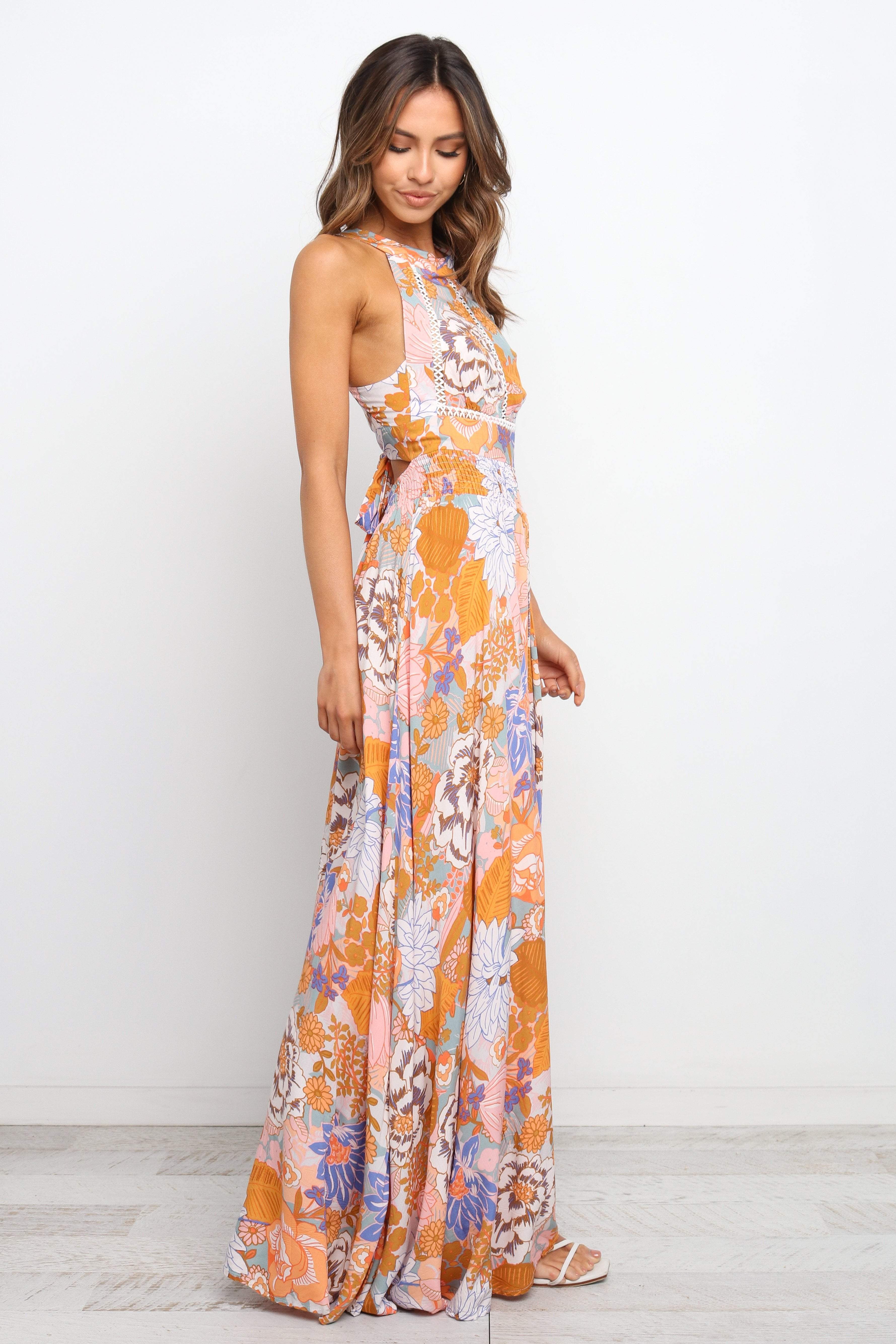 Newell Dress - Orange