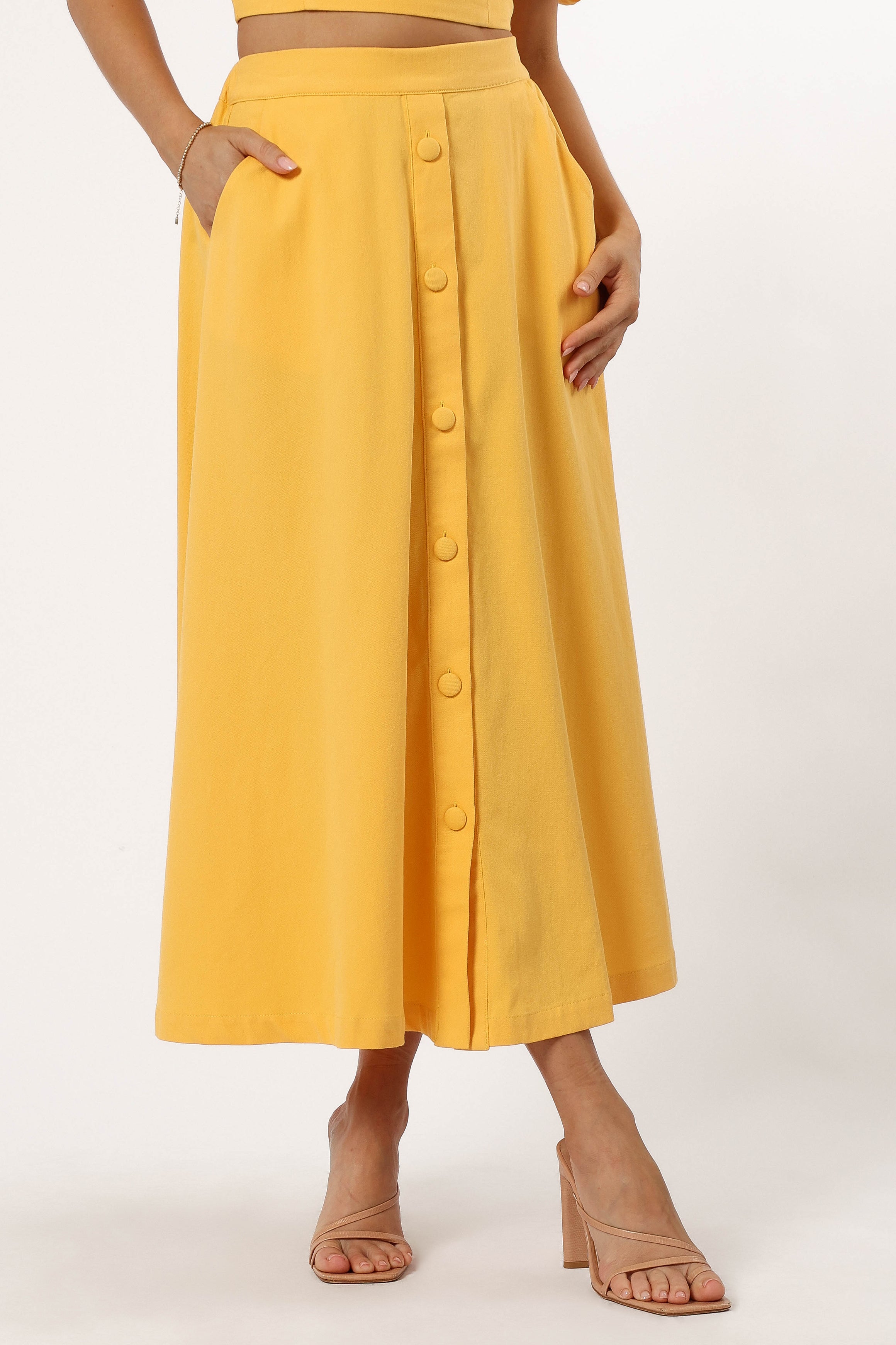 Mave Midi Skirt - Sunflower