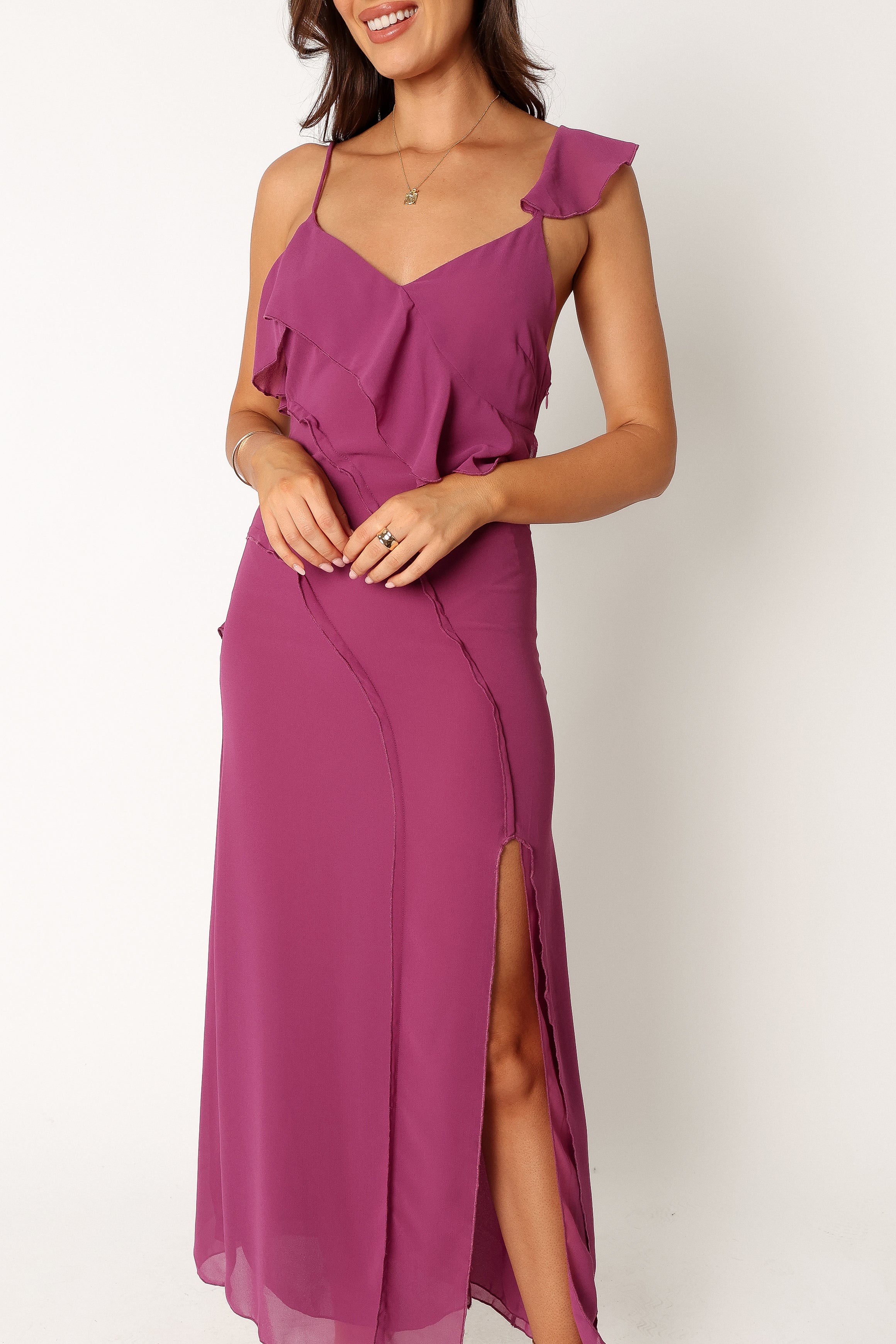 Stephy Maxi Dress - Purple