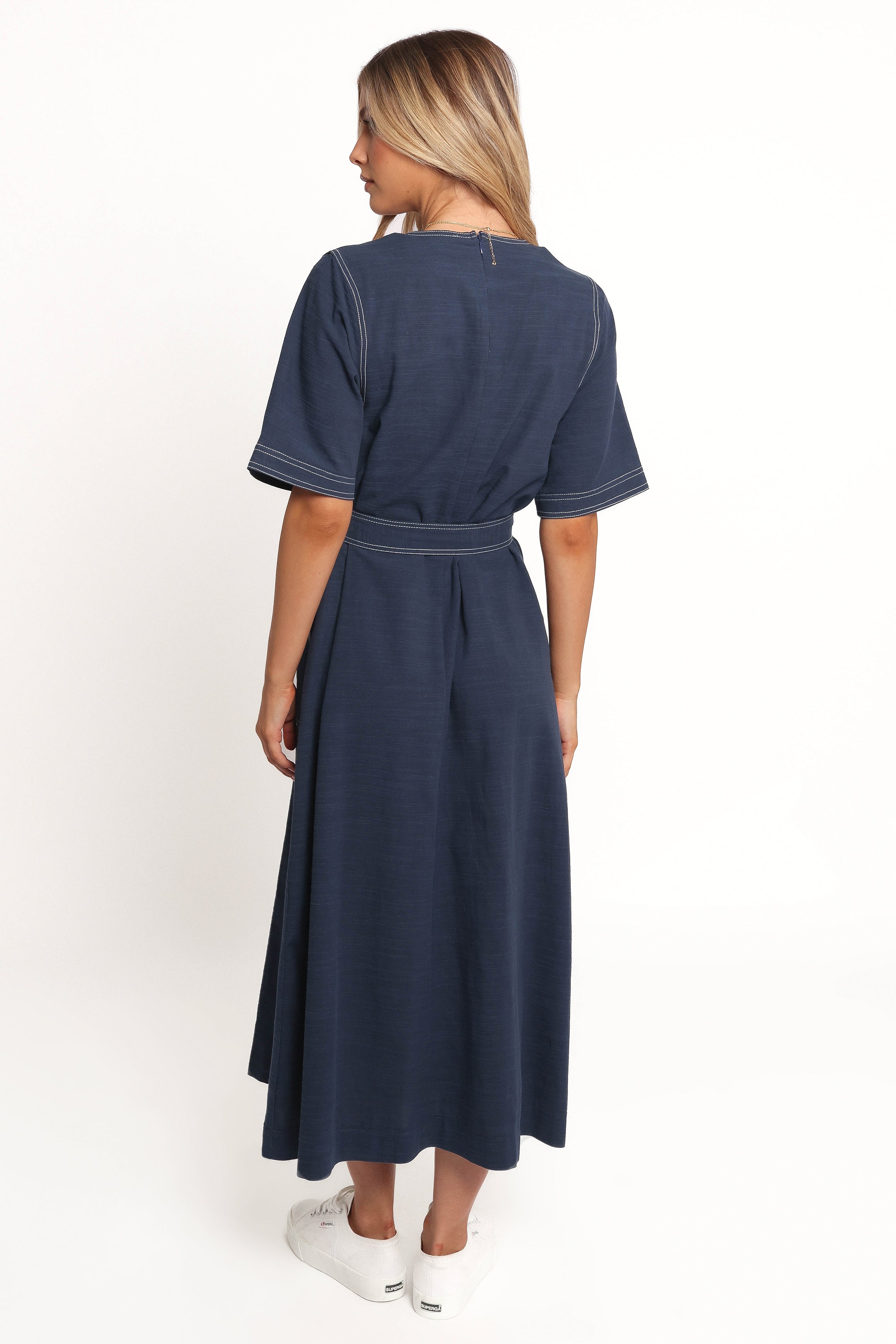 Kade Midi Dress - Blue