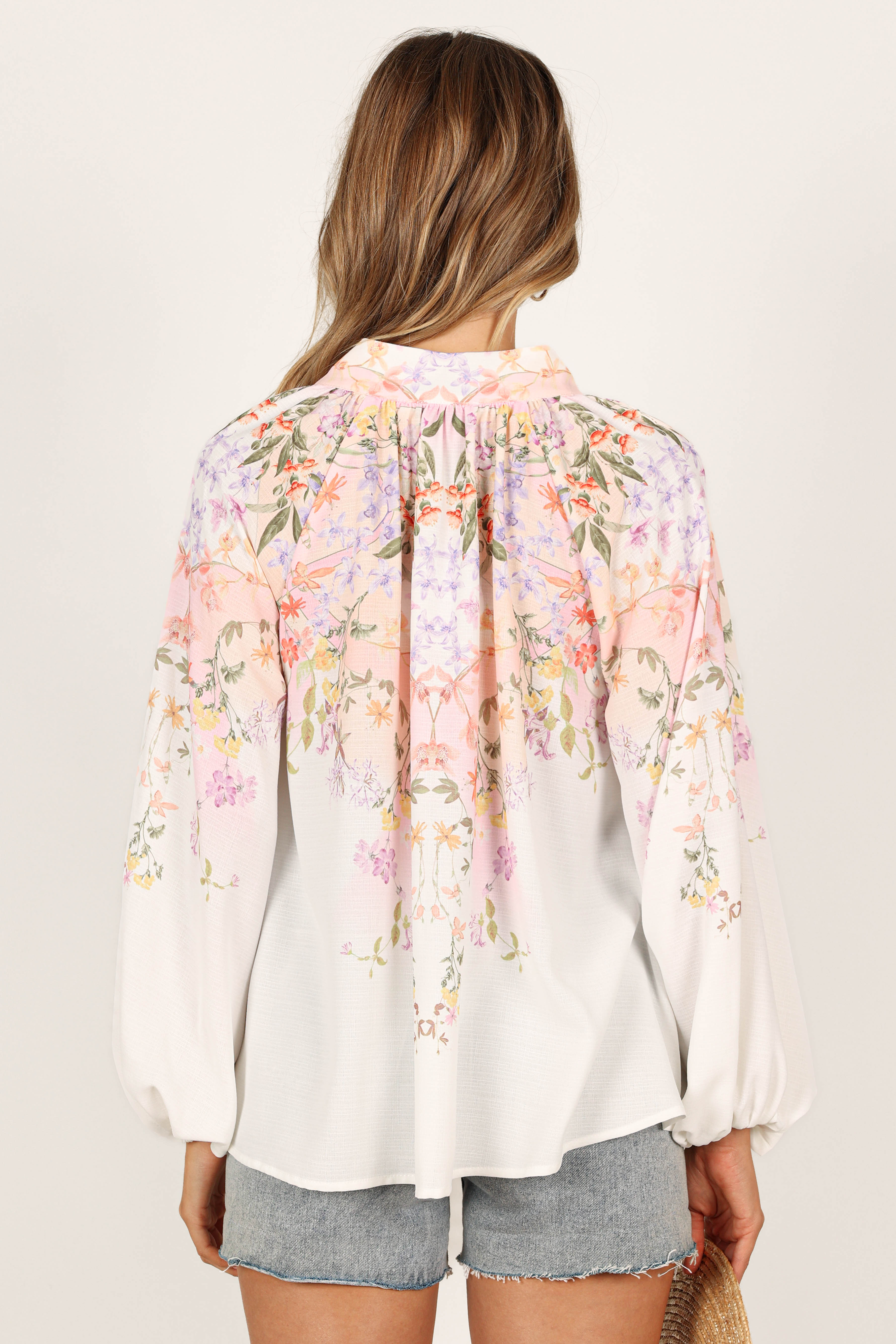 Tiarna Shirt - White Floral