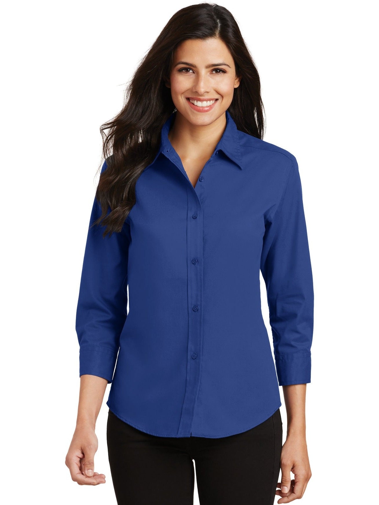 OUTLET-Port Authority Ladies 3/4-Sleeve Easy Care