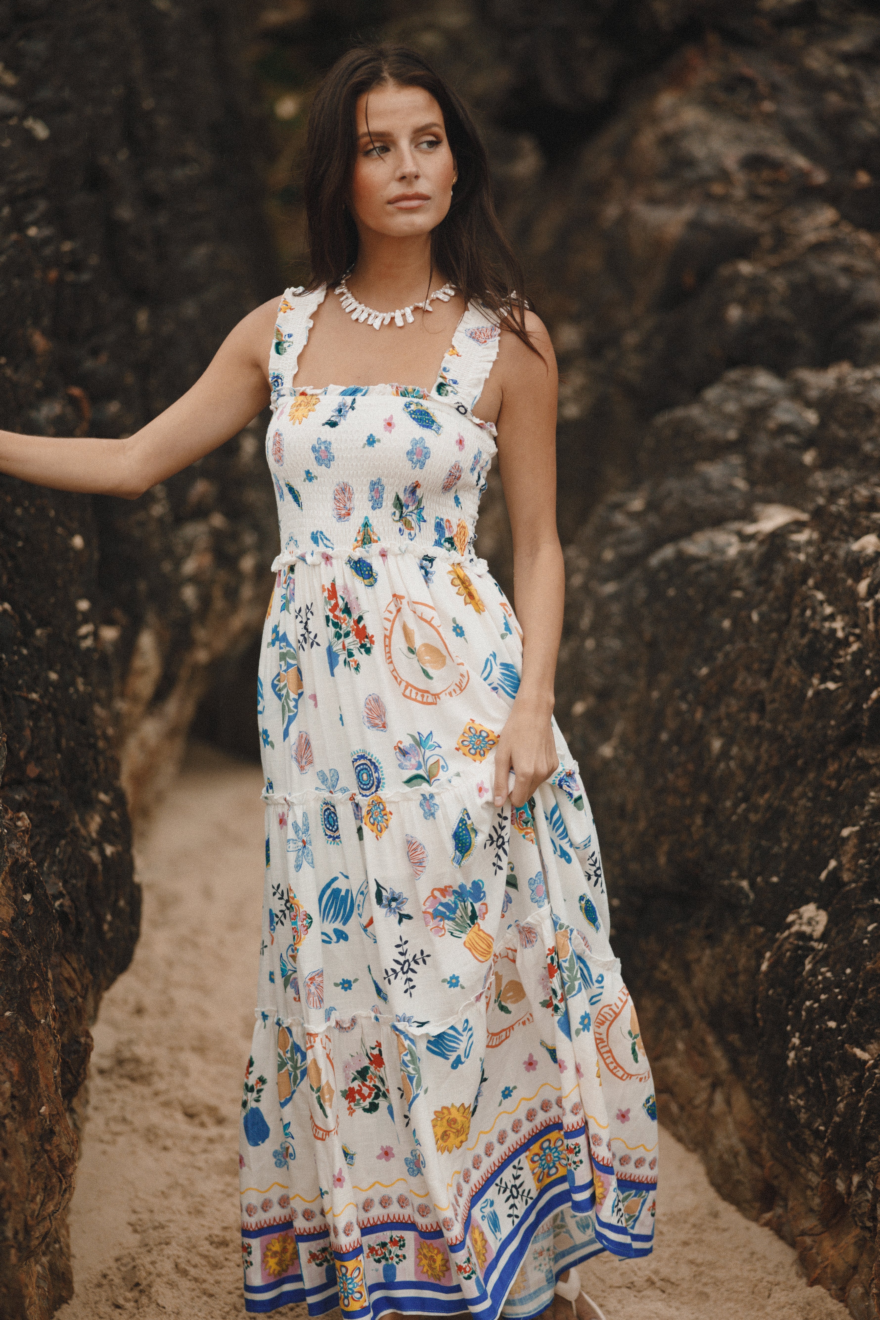 Serafina Maxi Dress - Portofino