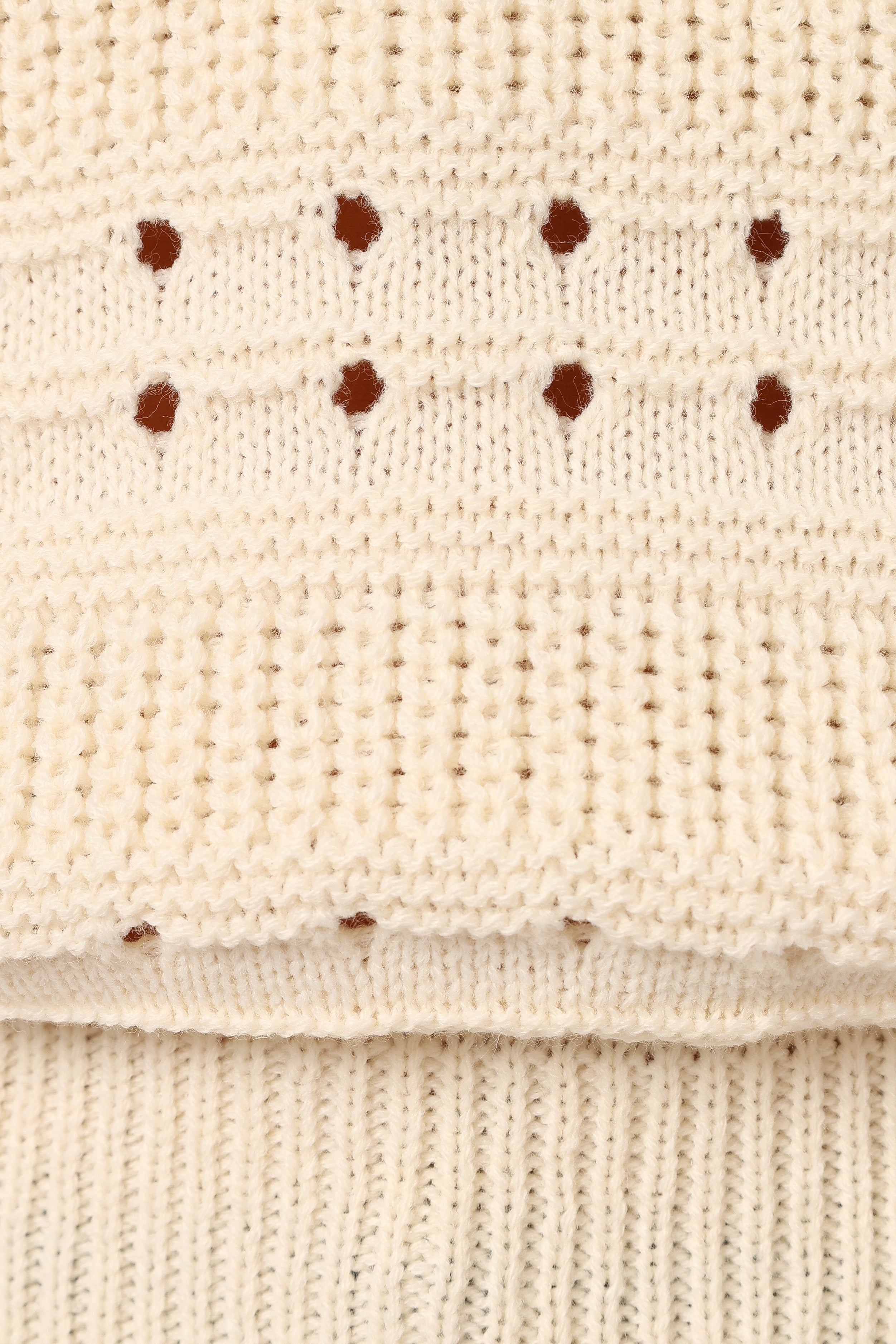 Watton Stripe Knit Sweater - Cream