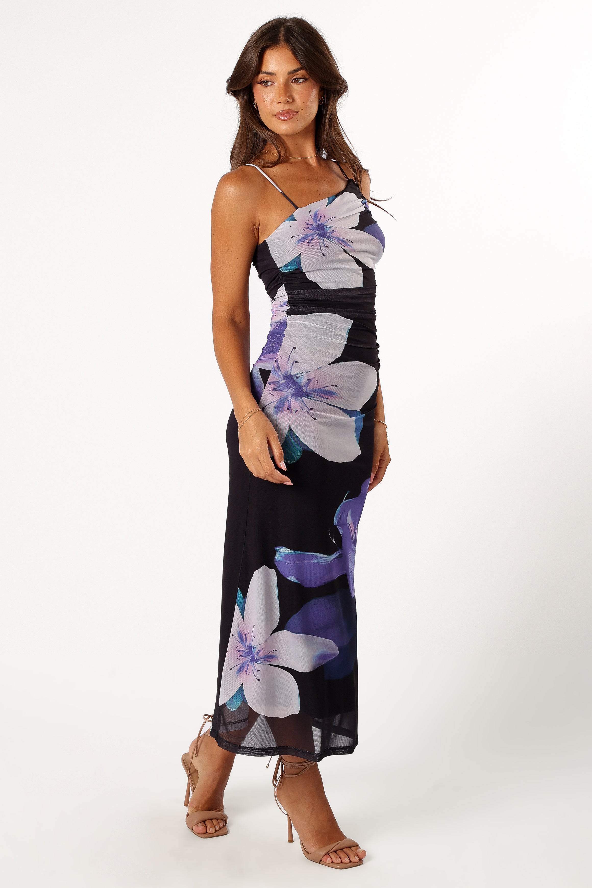 Jasmine Maxi Dress - Black Floral