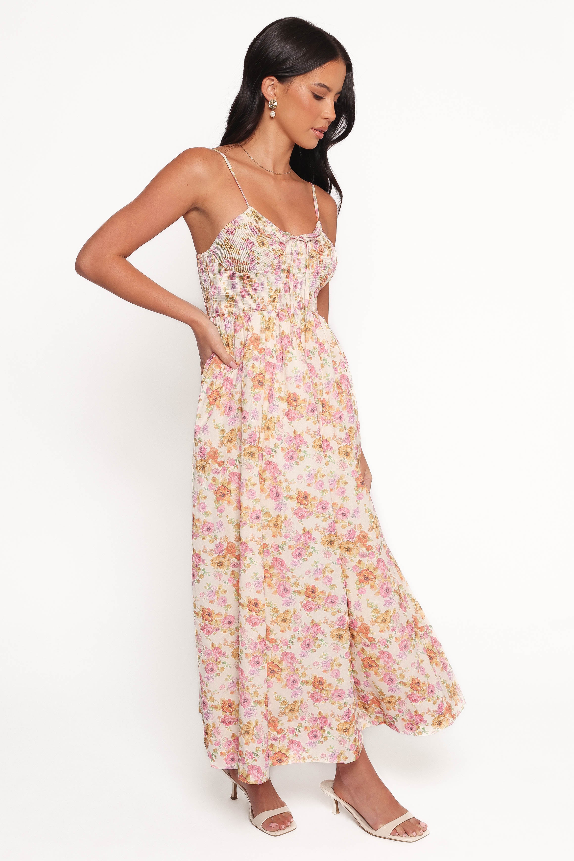 Salaca Maxi Dress - Pink/Orange