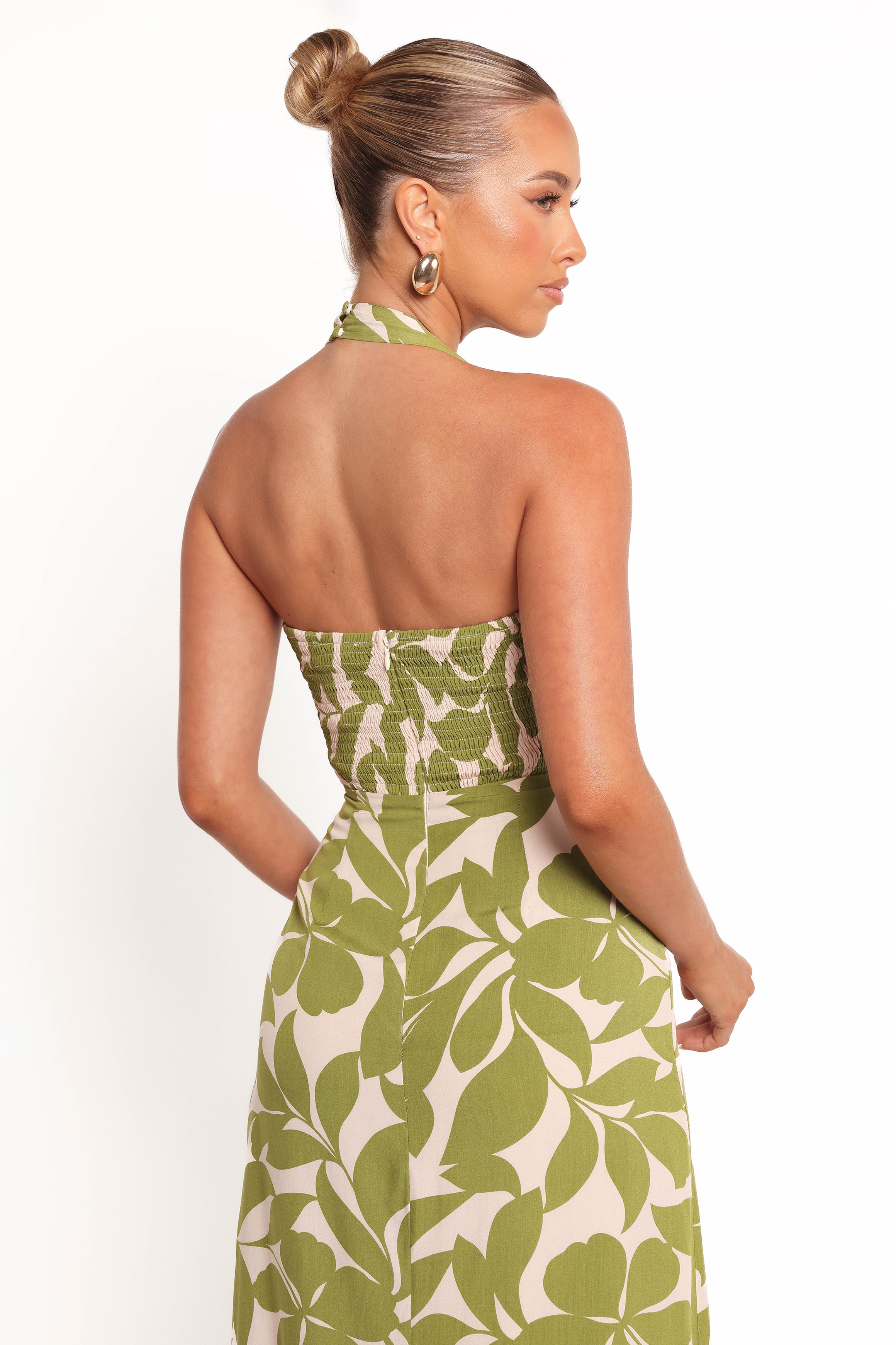 Alexis Maxi Dress - Green Floral