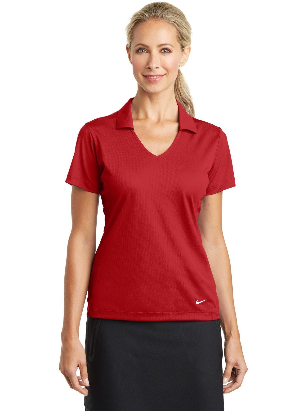 OUTLET-NIKE Ladies Dri-FIT Vertical Mesh Polo