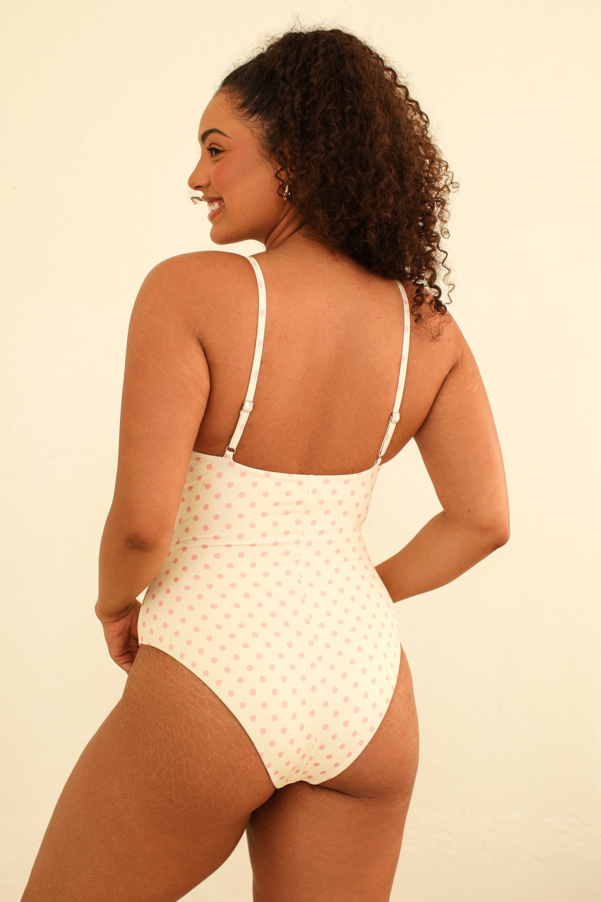 Bliss One Piece - Dotted Pink