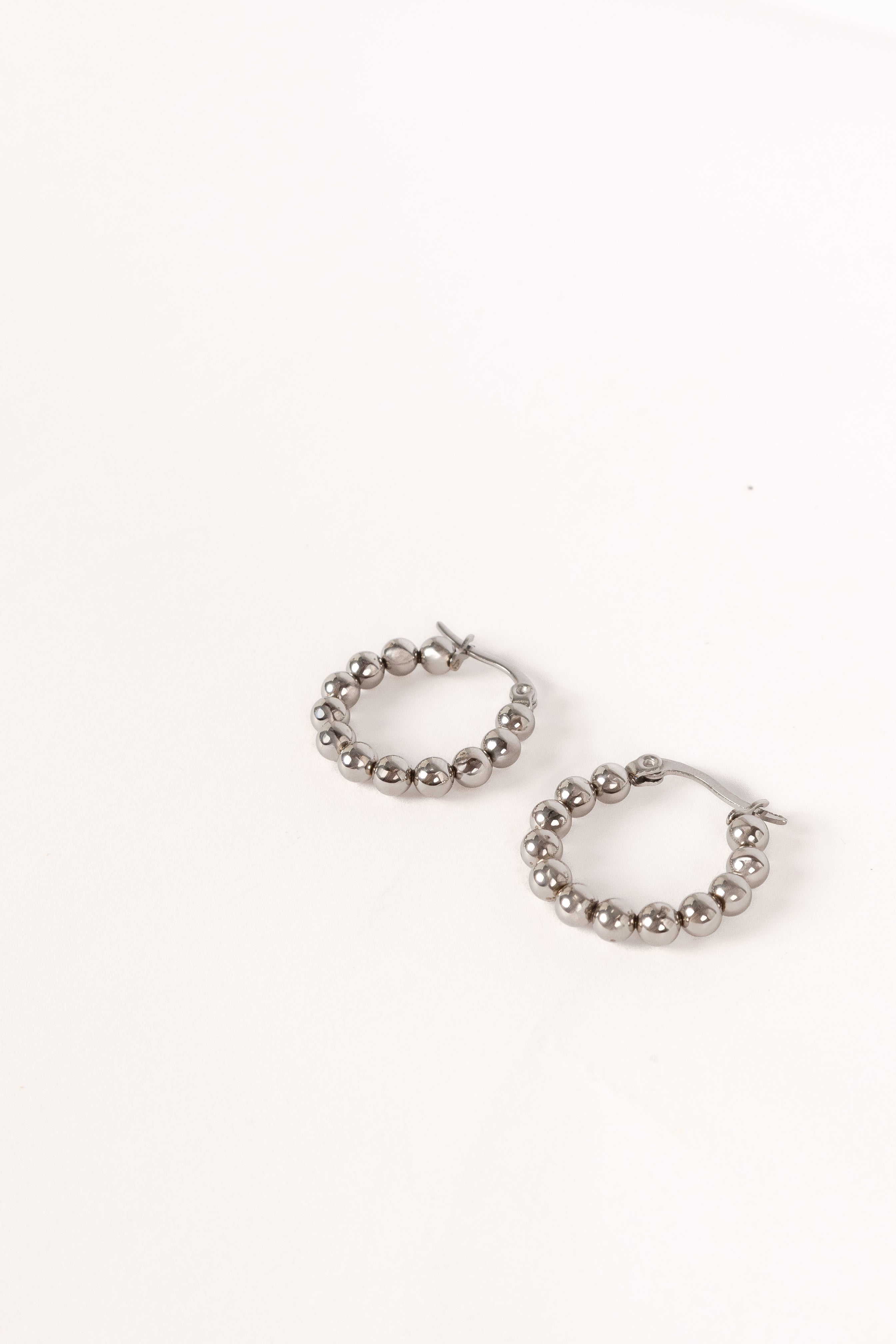 Chloe Hoop Earrings - Silver