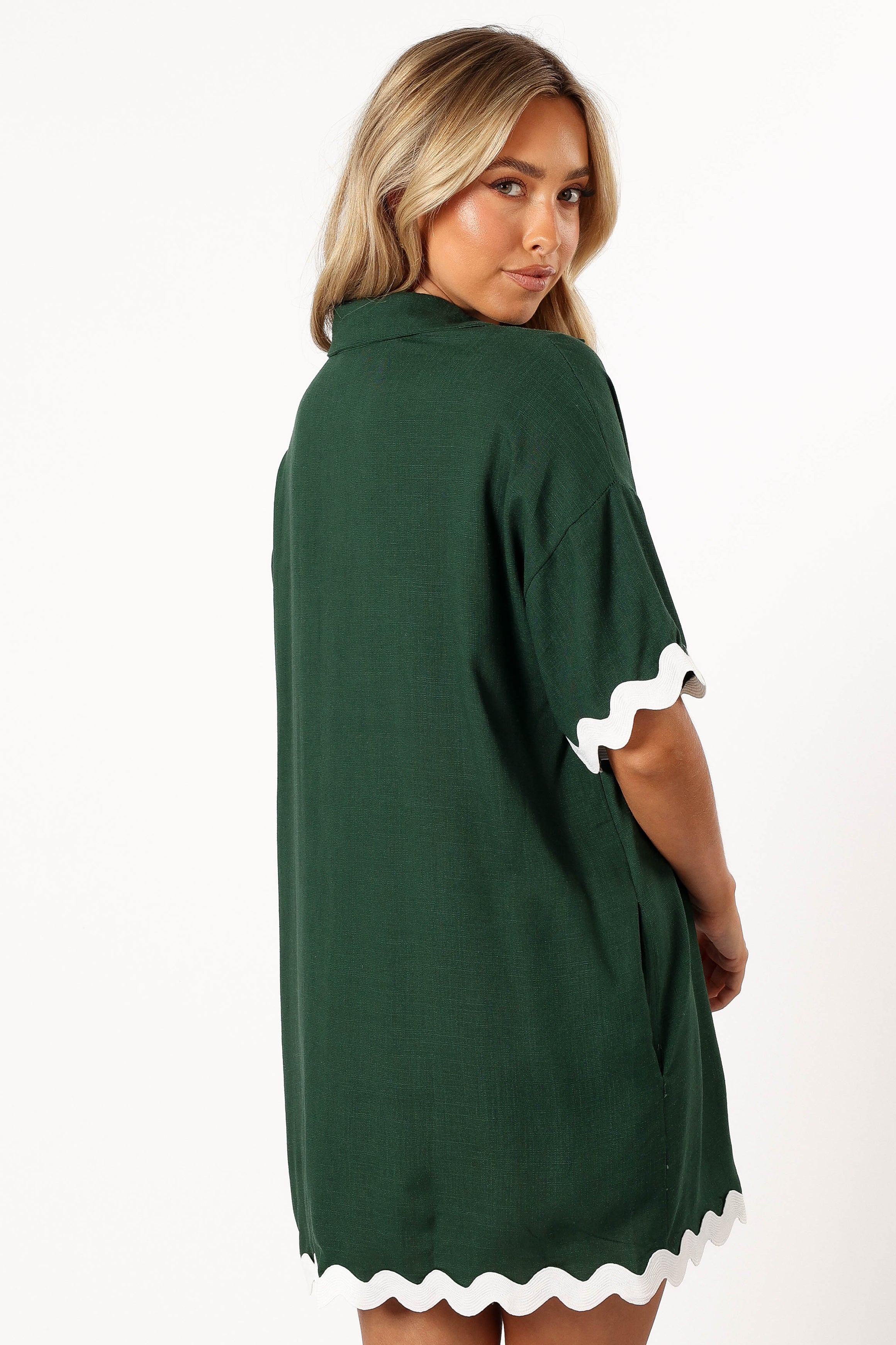 Zoe Mini Dress - Green