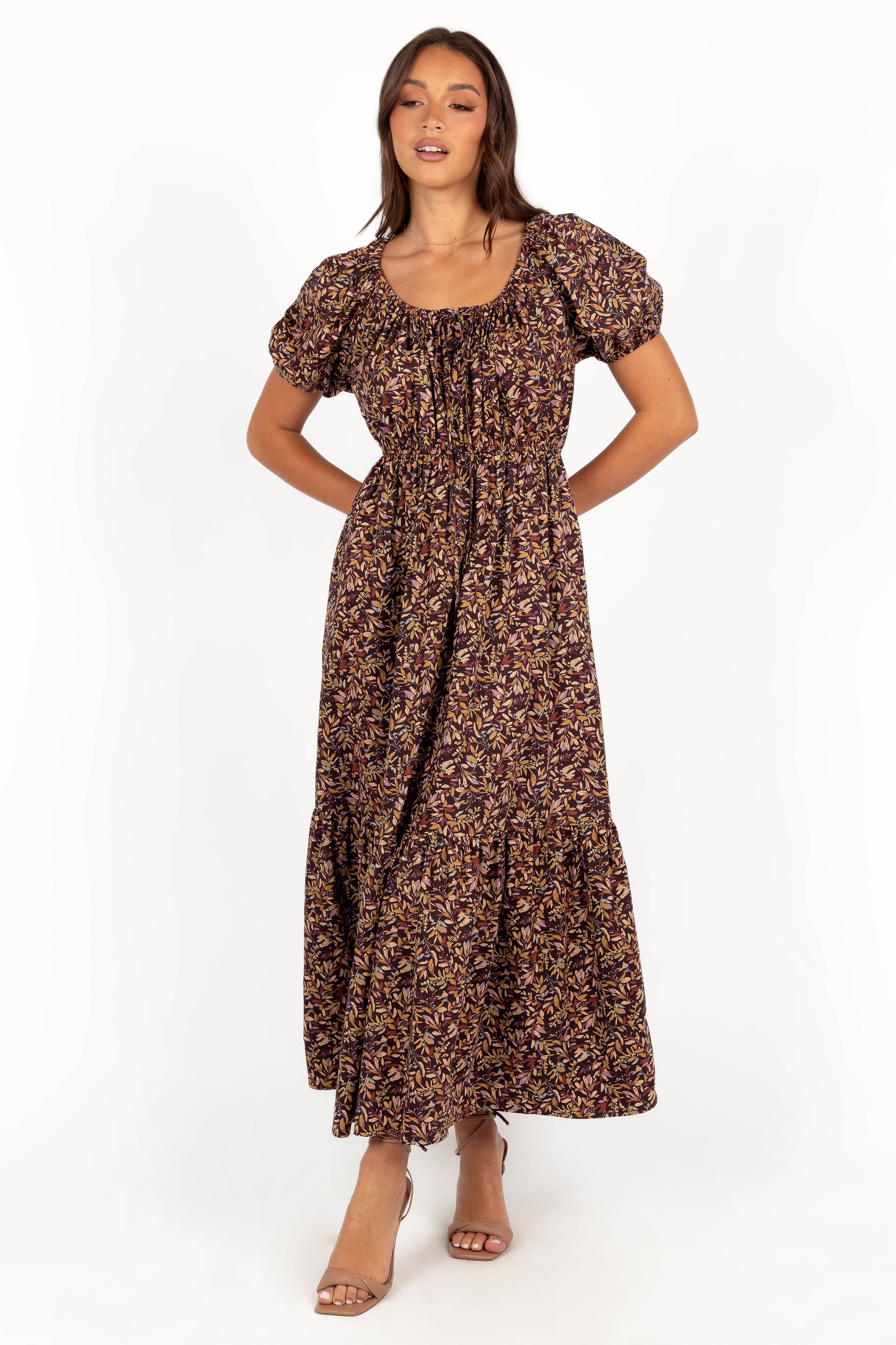 Juliana Maxi Dress - Plum Floral