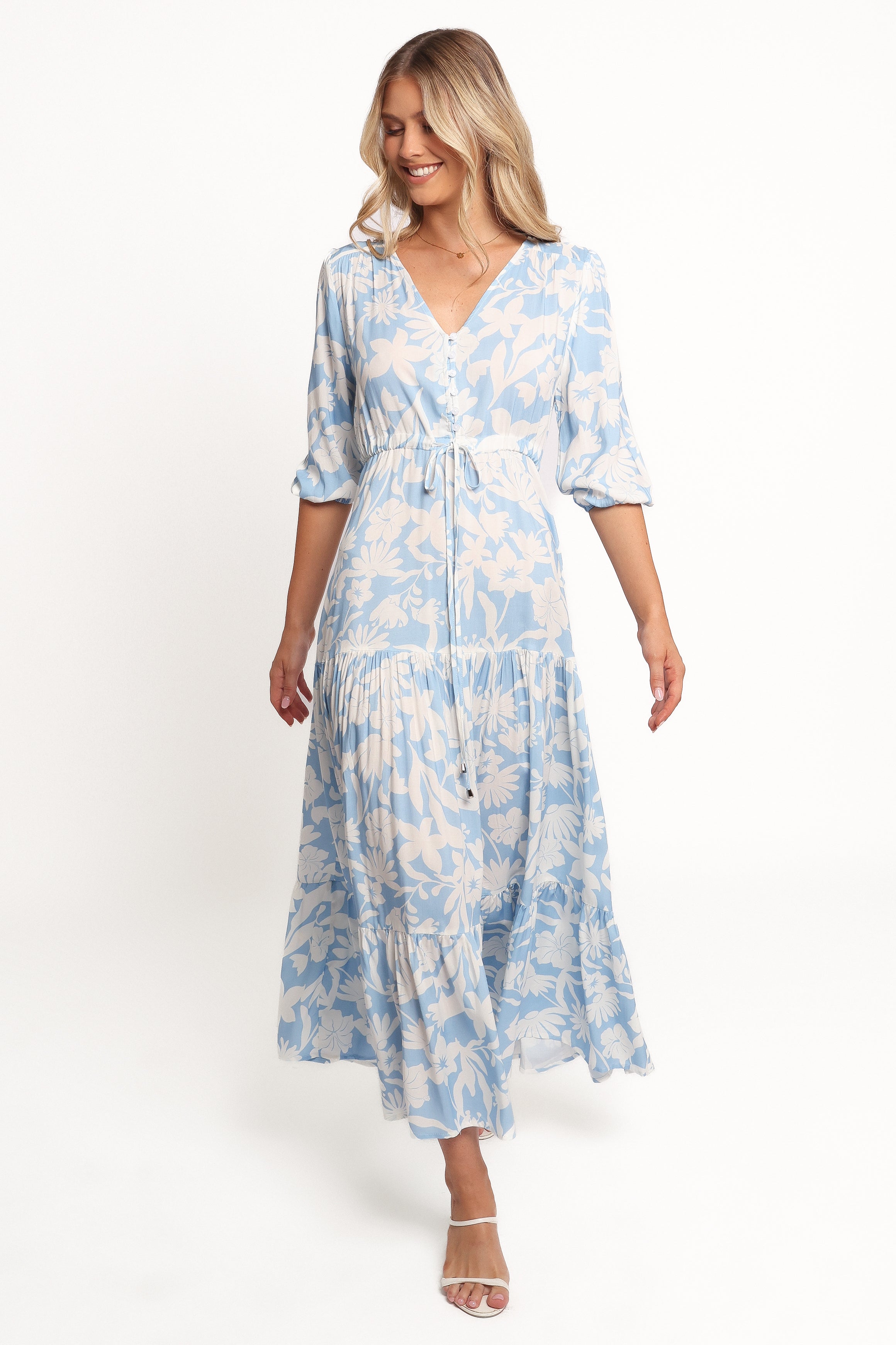 Kelda Dress - Blue Floral