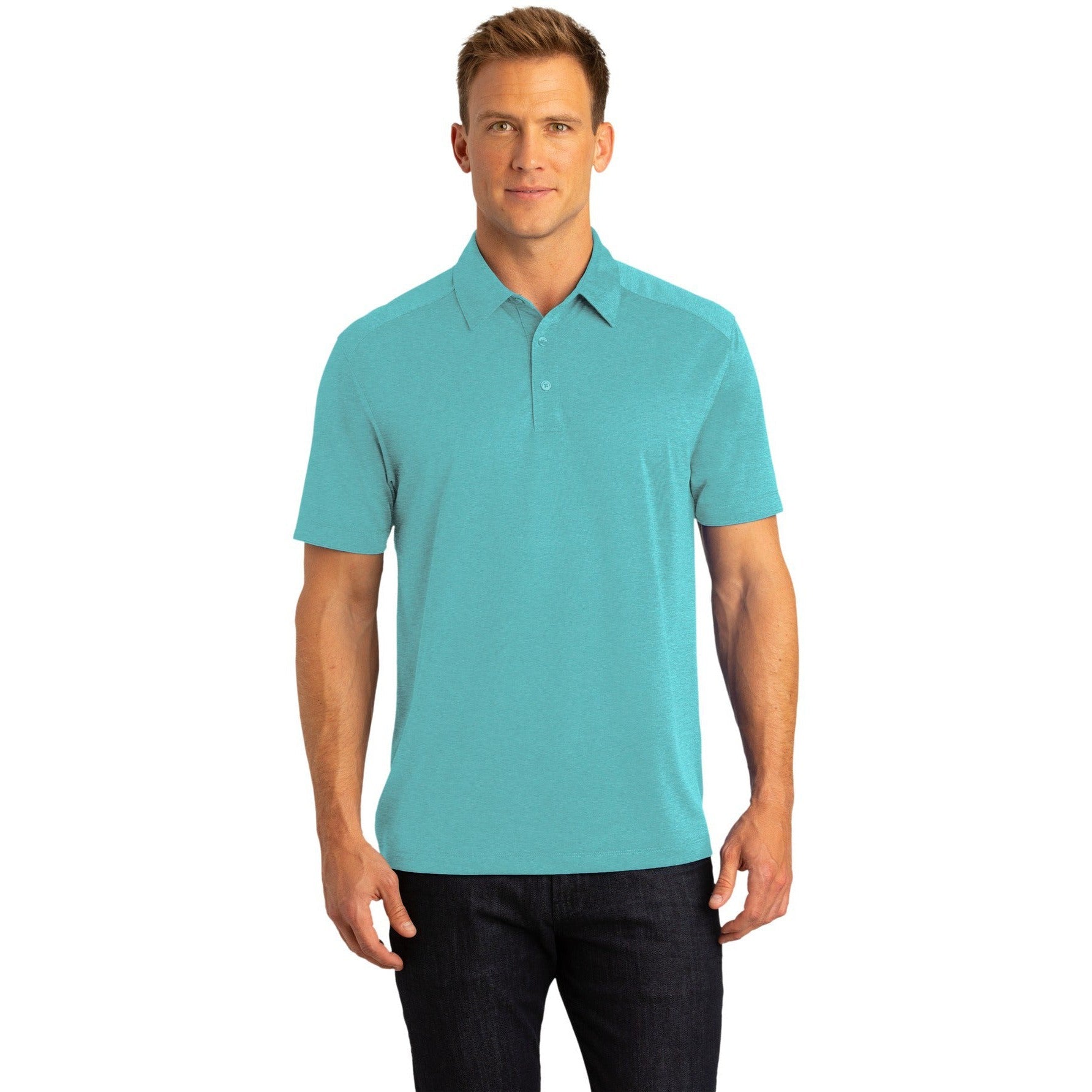 CLOSEOUT - Port Authority Digi Heather Performance Polo