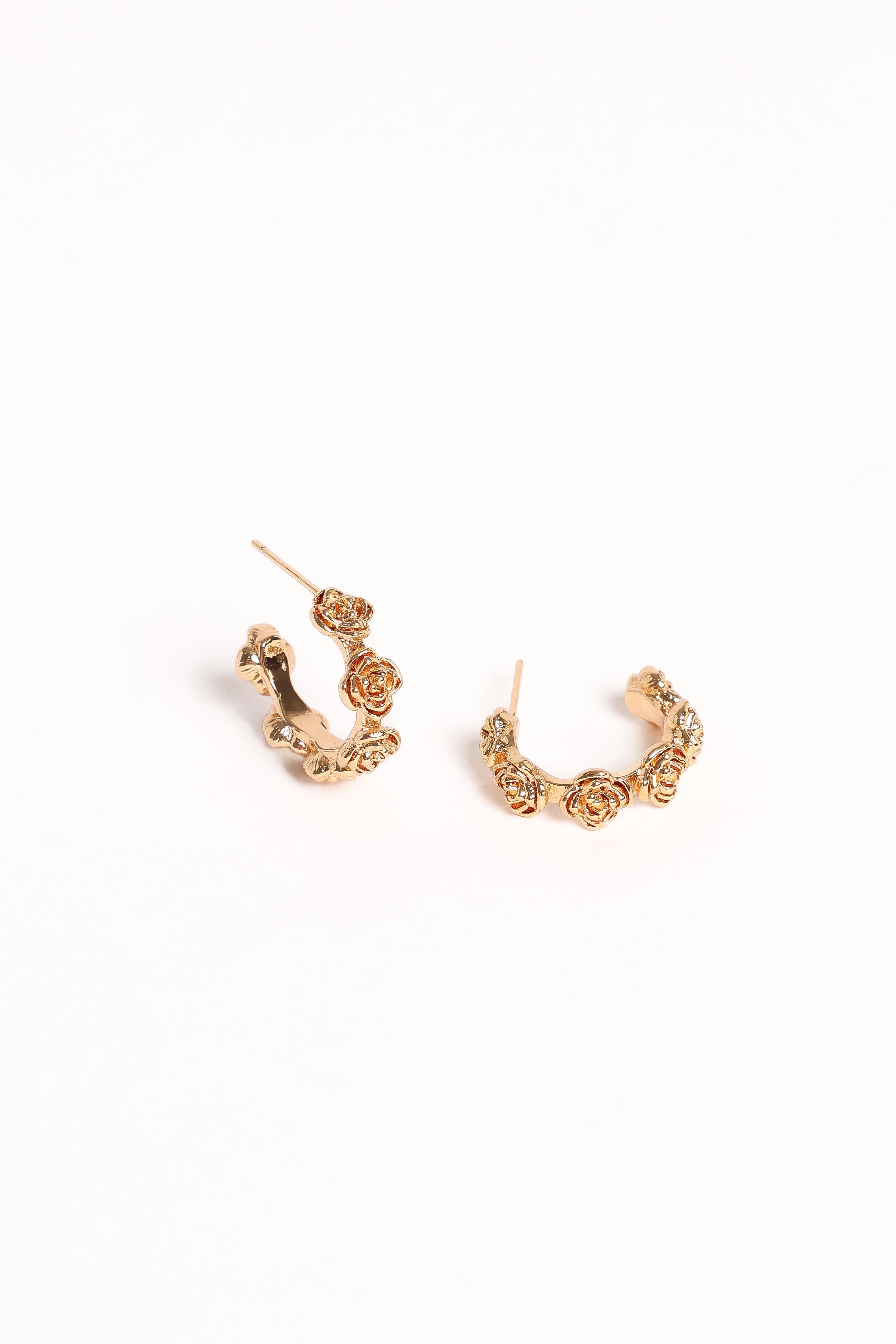 Jennie Flower Earrings - Gold