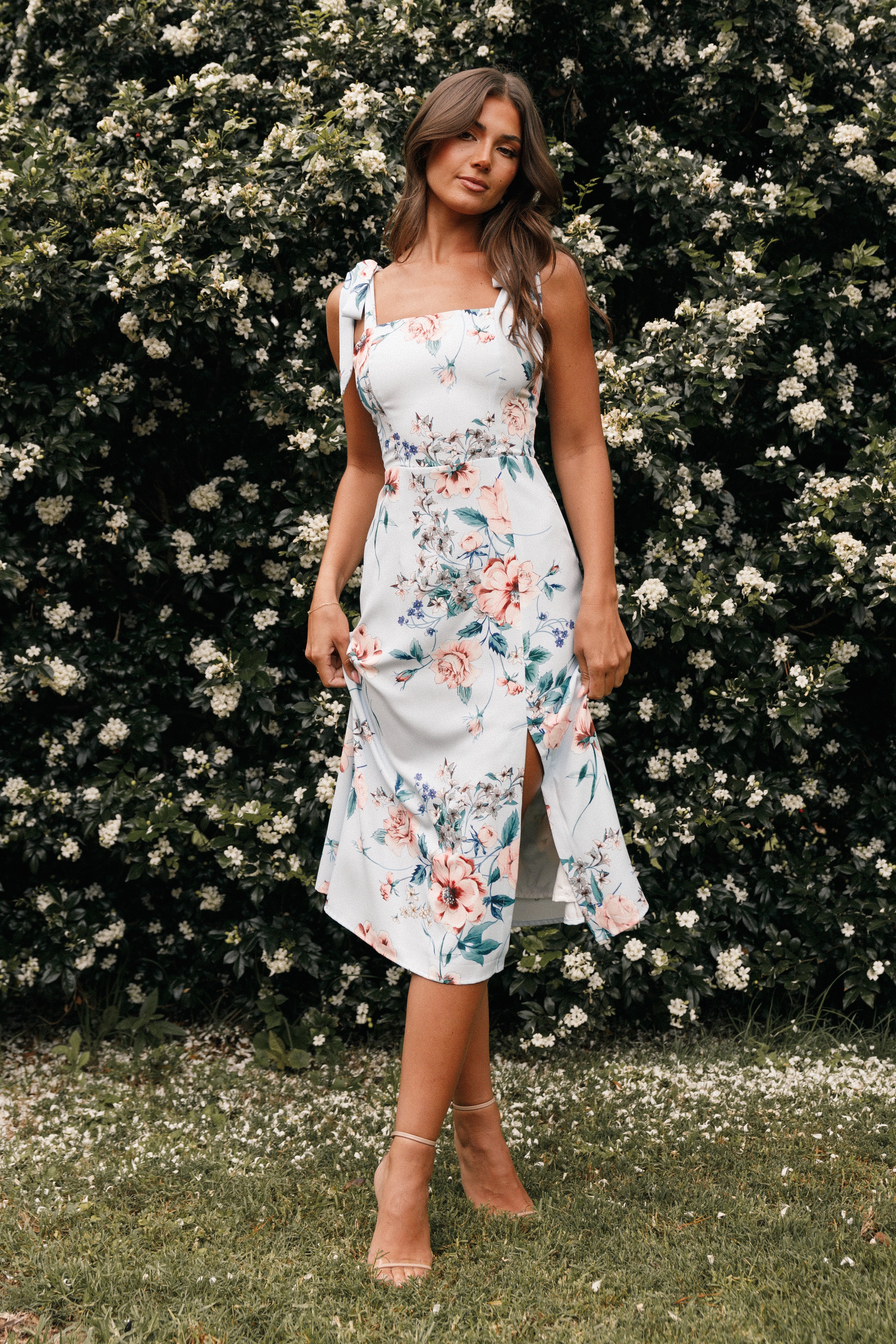 Laurel Dress - Blue Floral