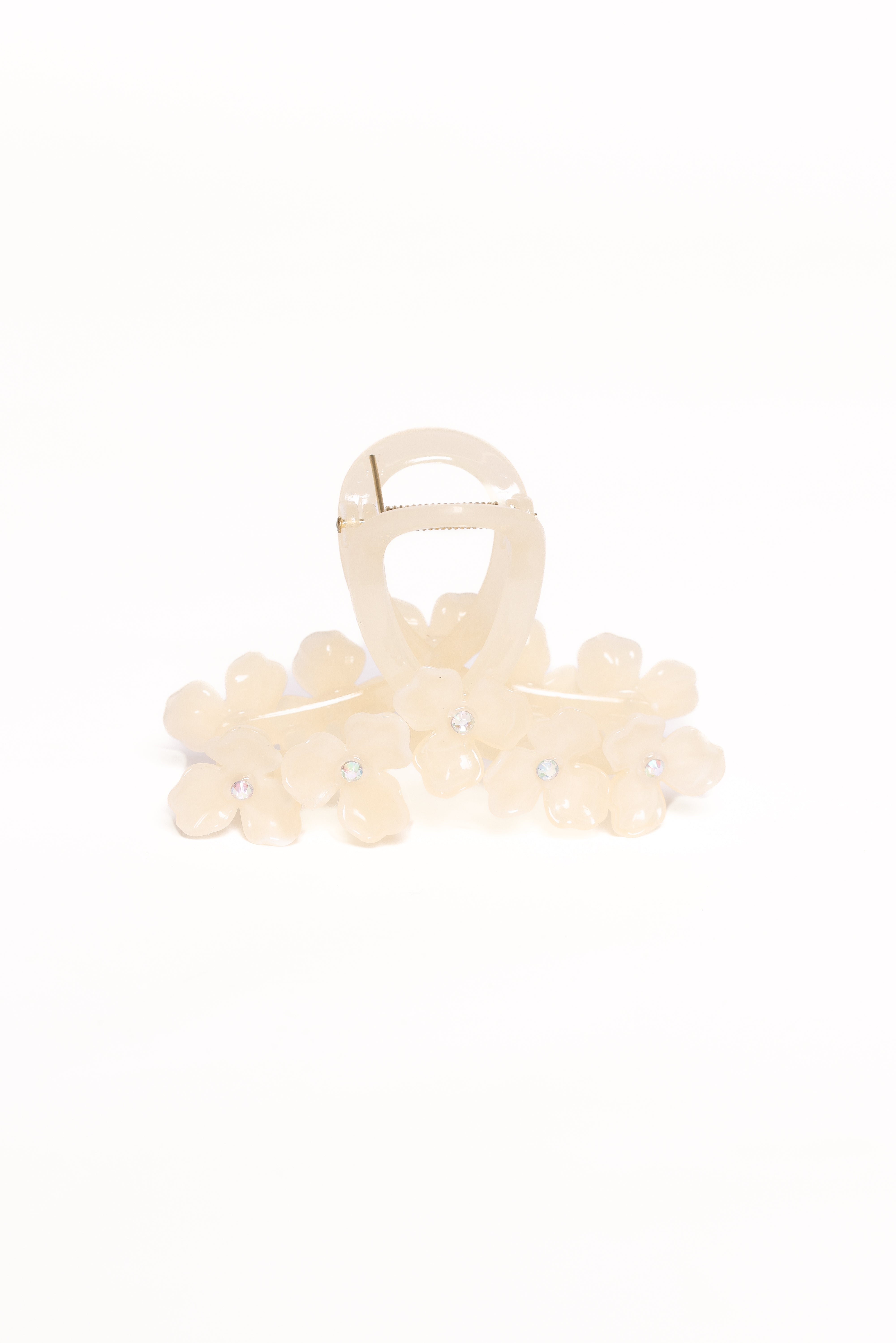 Shiloh Flower Hair Clip - Cream