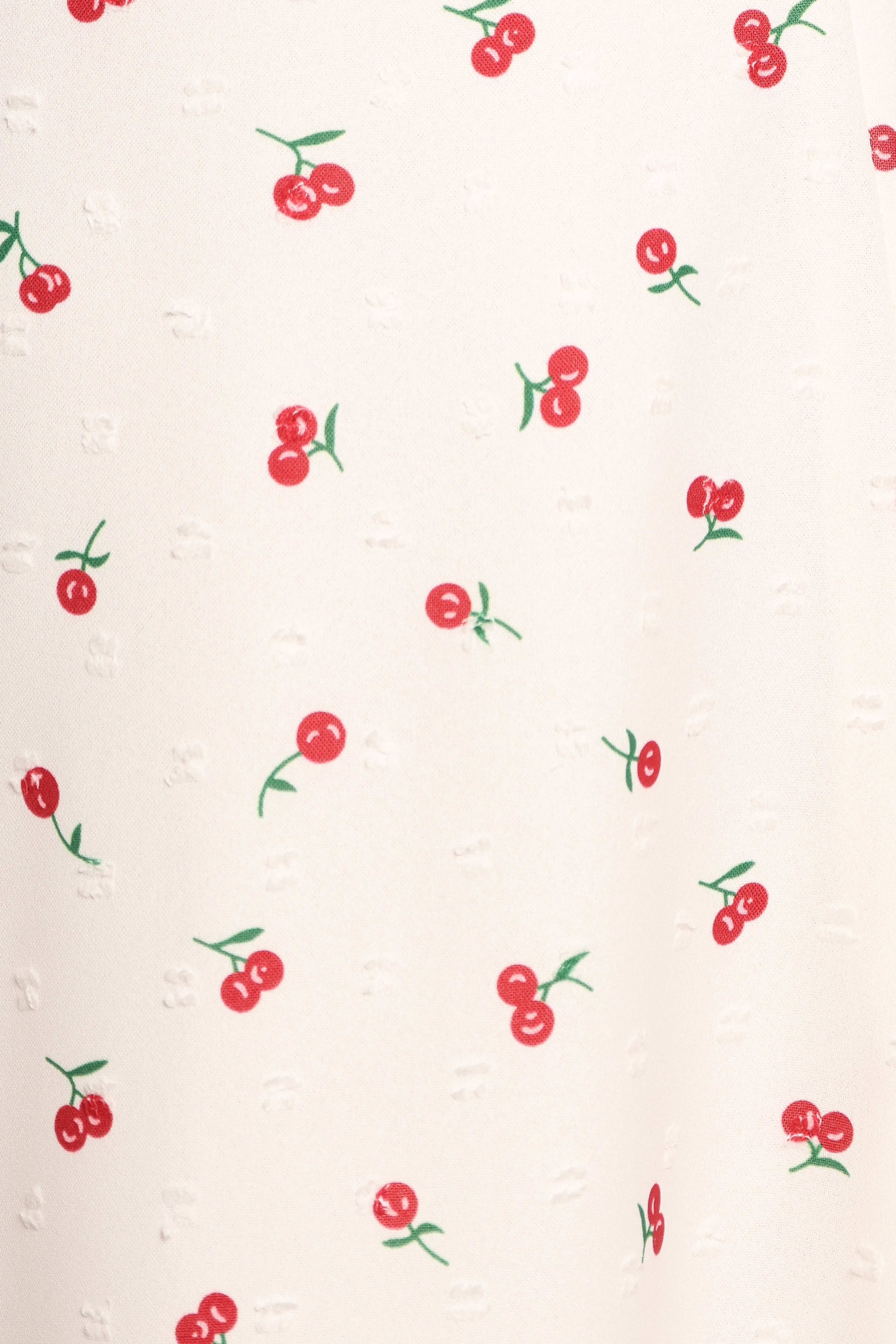 Jill Midi Dress - Cherry Print