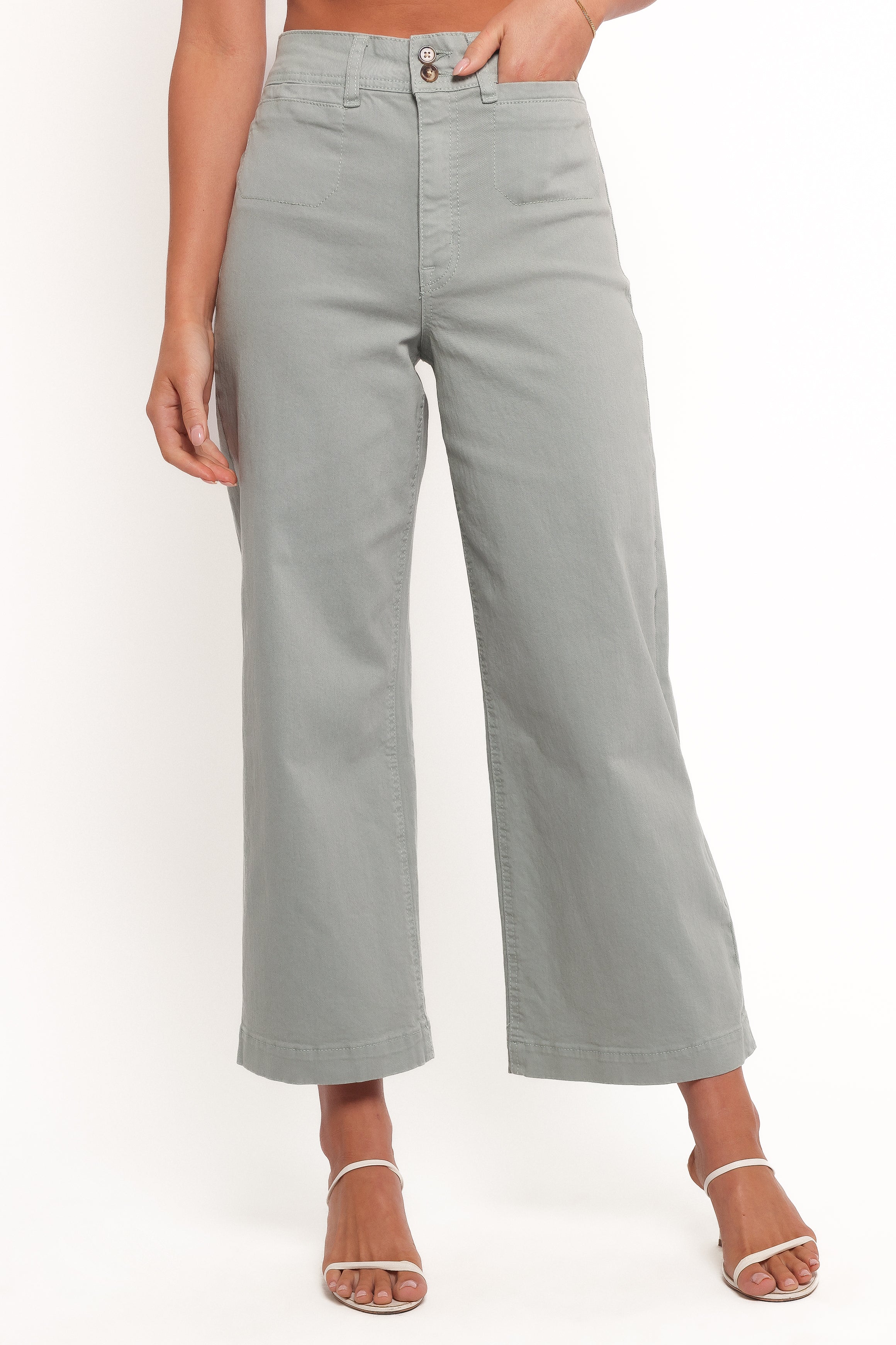 Gemma Cropped Wide Leg Jean - Zuma