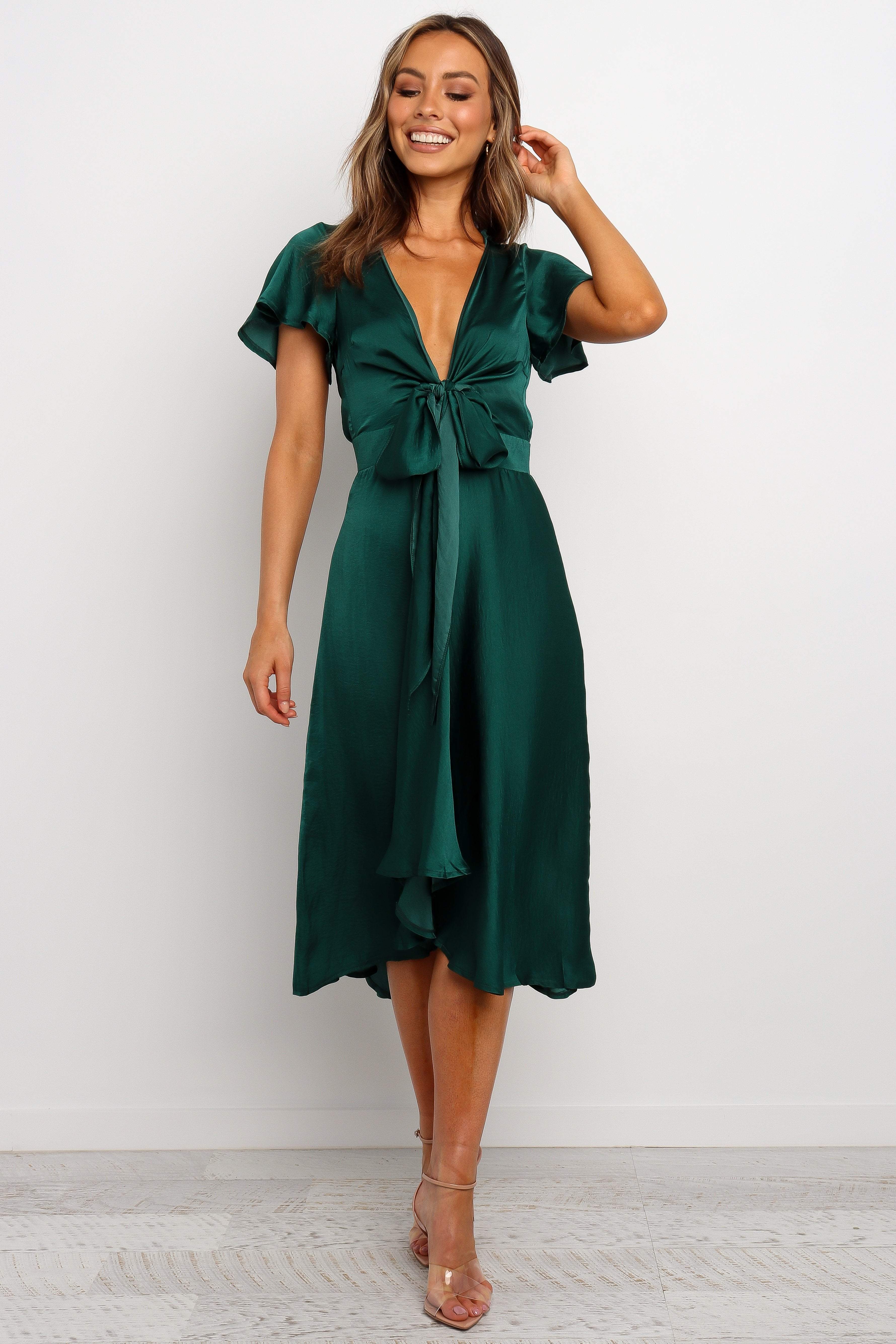 Montrose Dress - Emerald