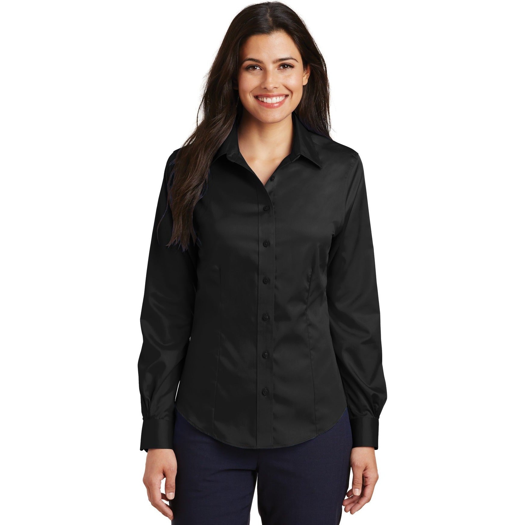 CLOSEOUT - Port Authority Ladies Non-Iron Twill Shirt