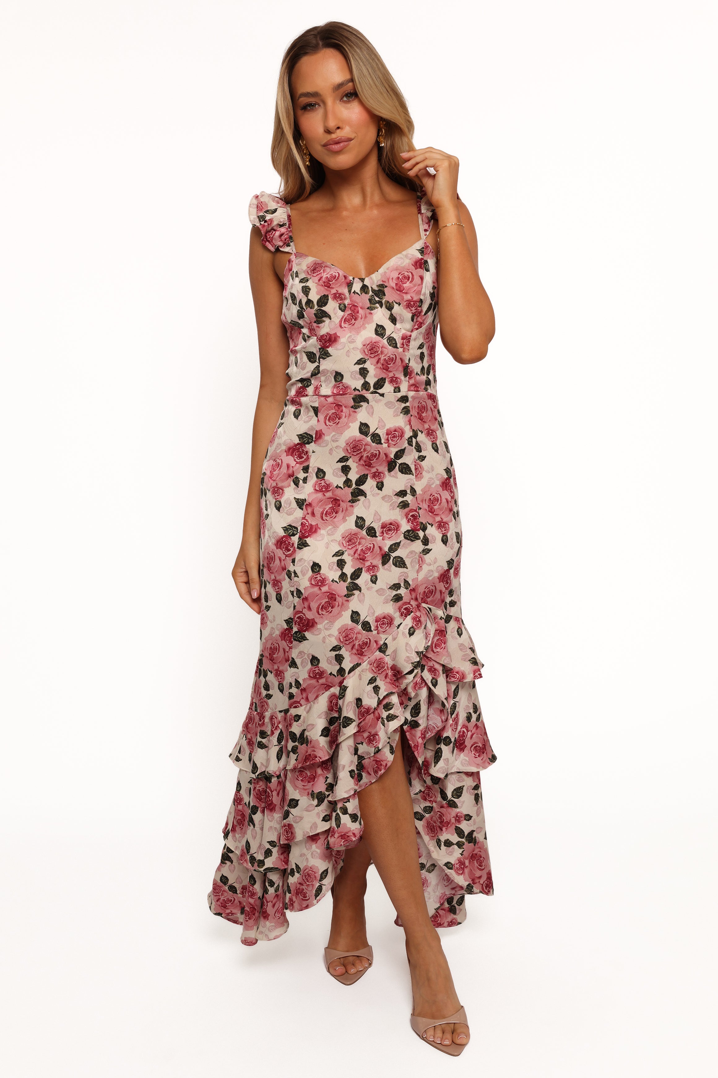 Zanie Maxi Dress - Rose Pink