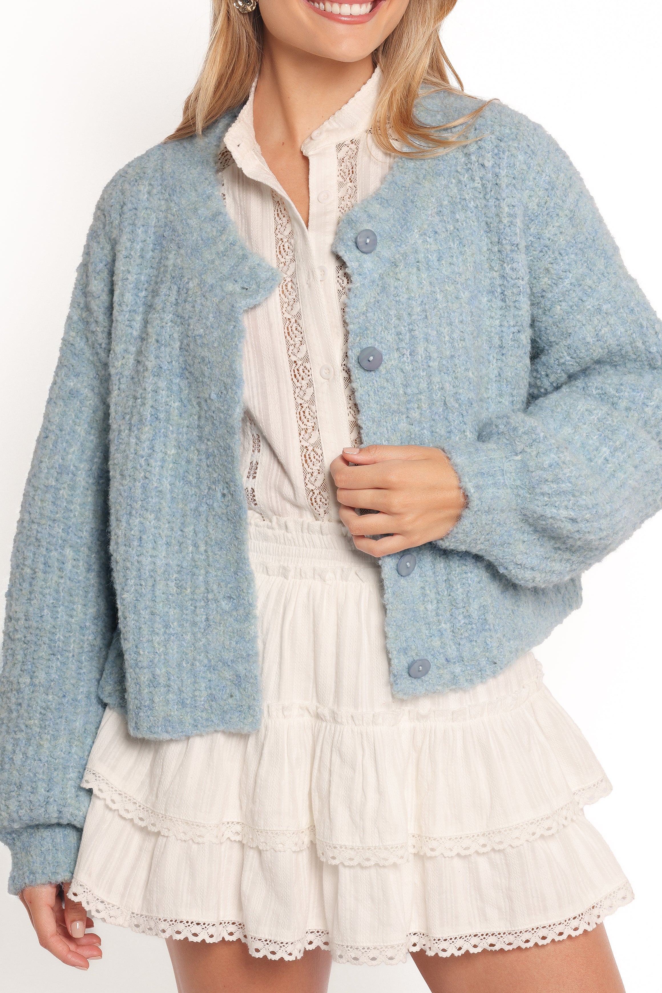 Albertine Cardigan - Blue