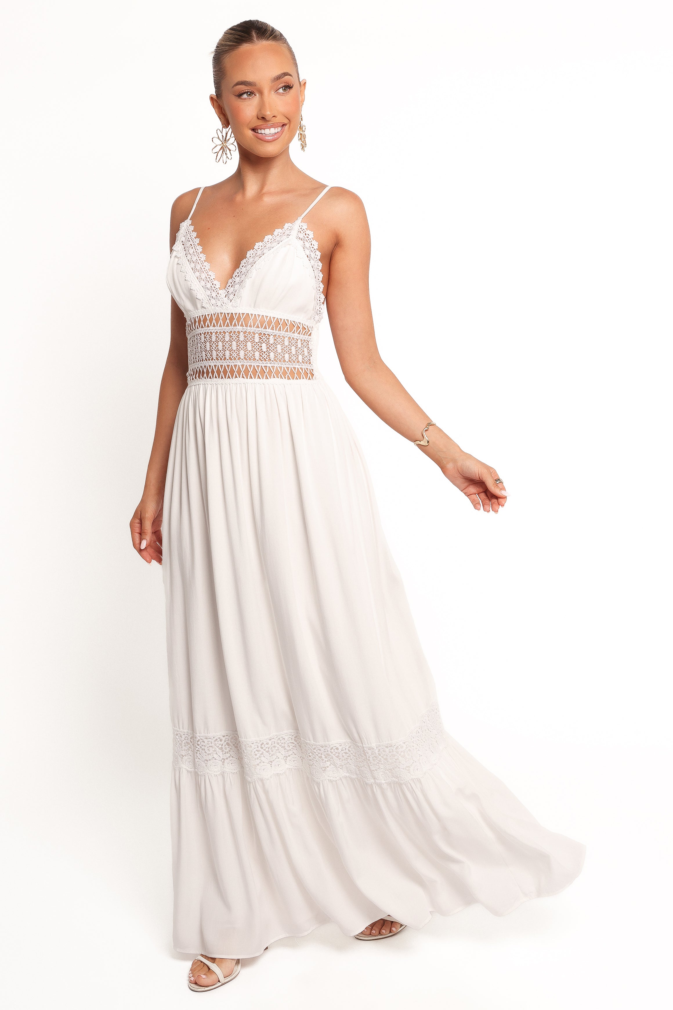 Kiran Maxi Dress - White