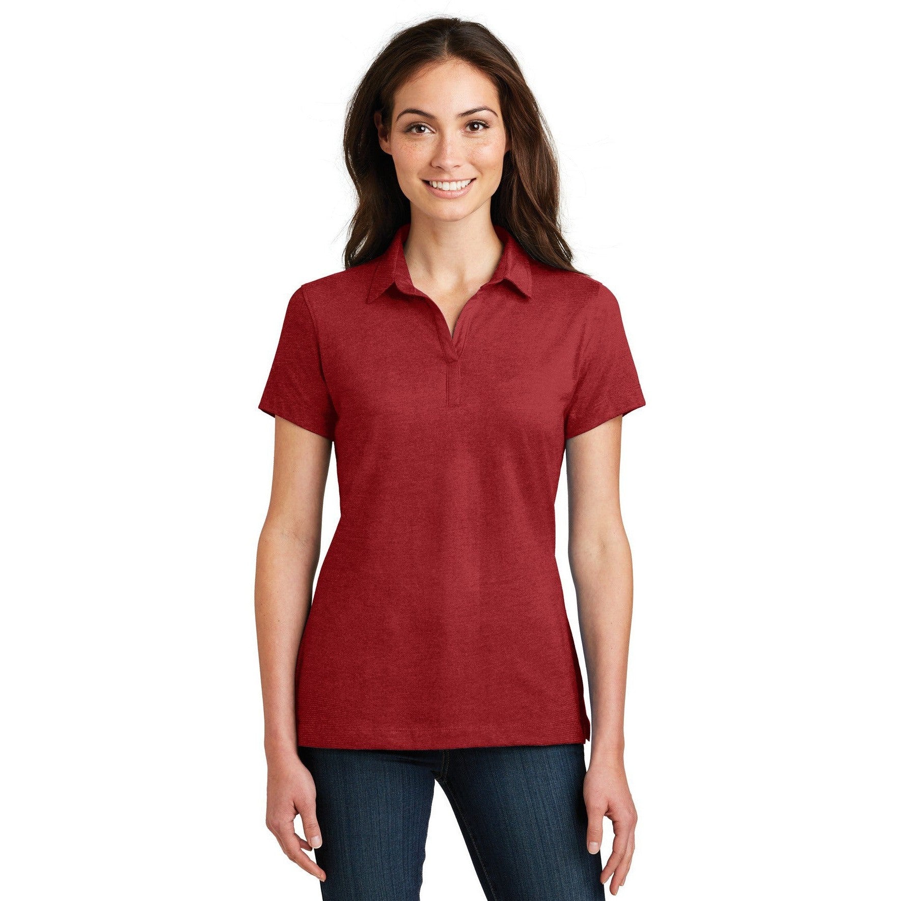 CLOSEOUT - Port Authority Ladies Meridian Cotton Blend Polo