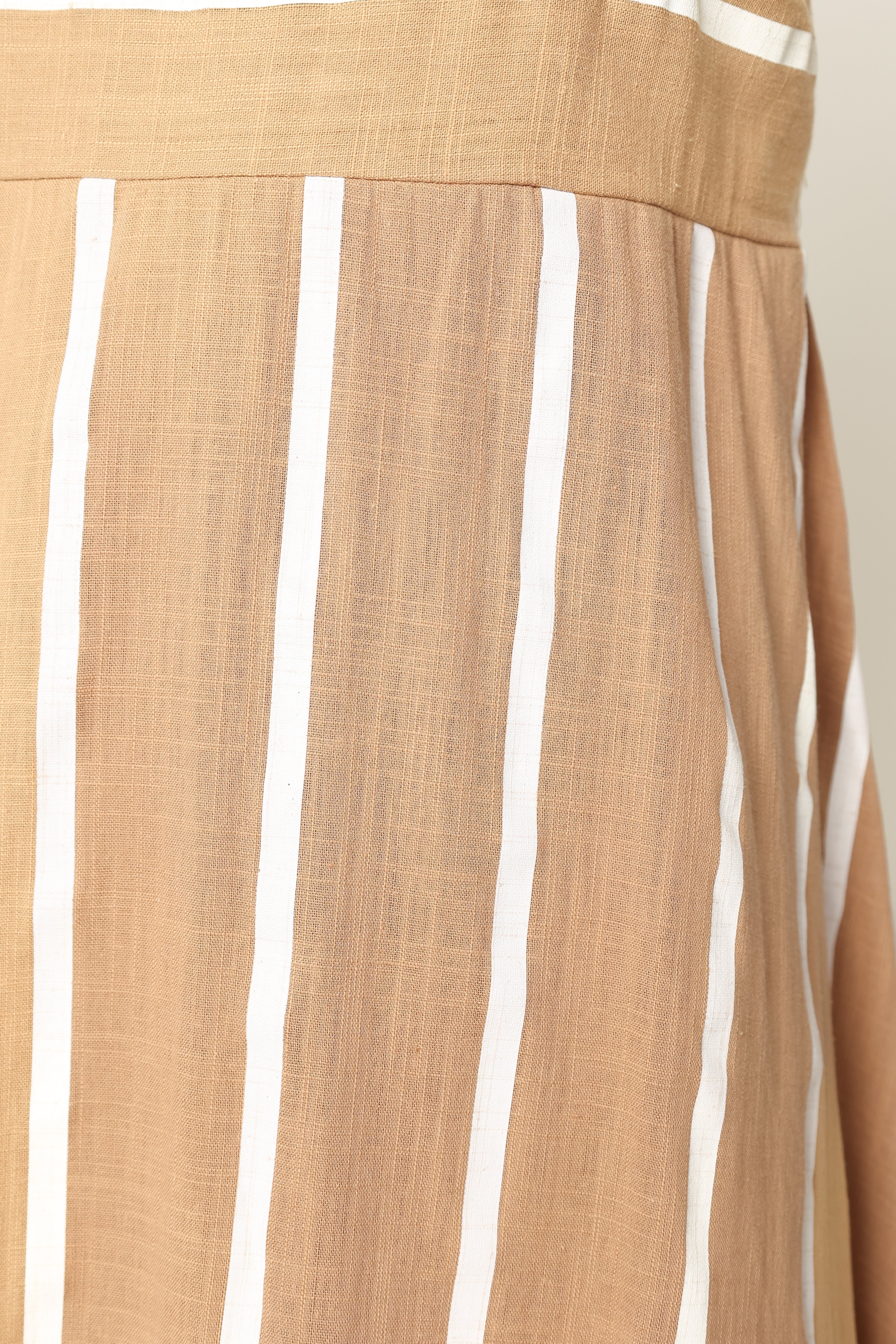 Brea Maxi Dress - Tan Stripe