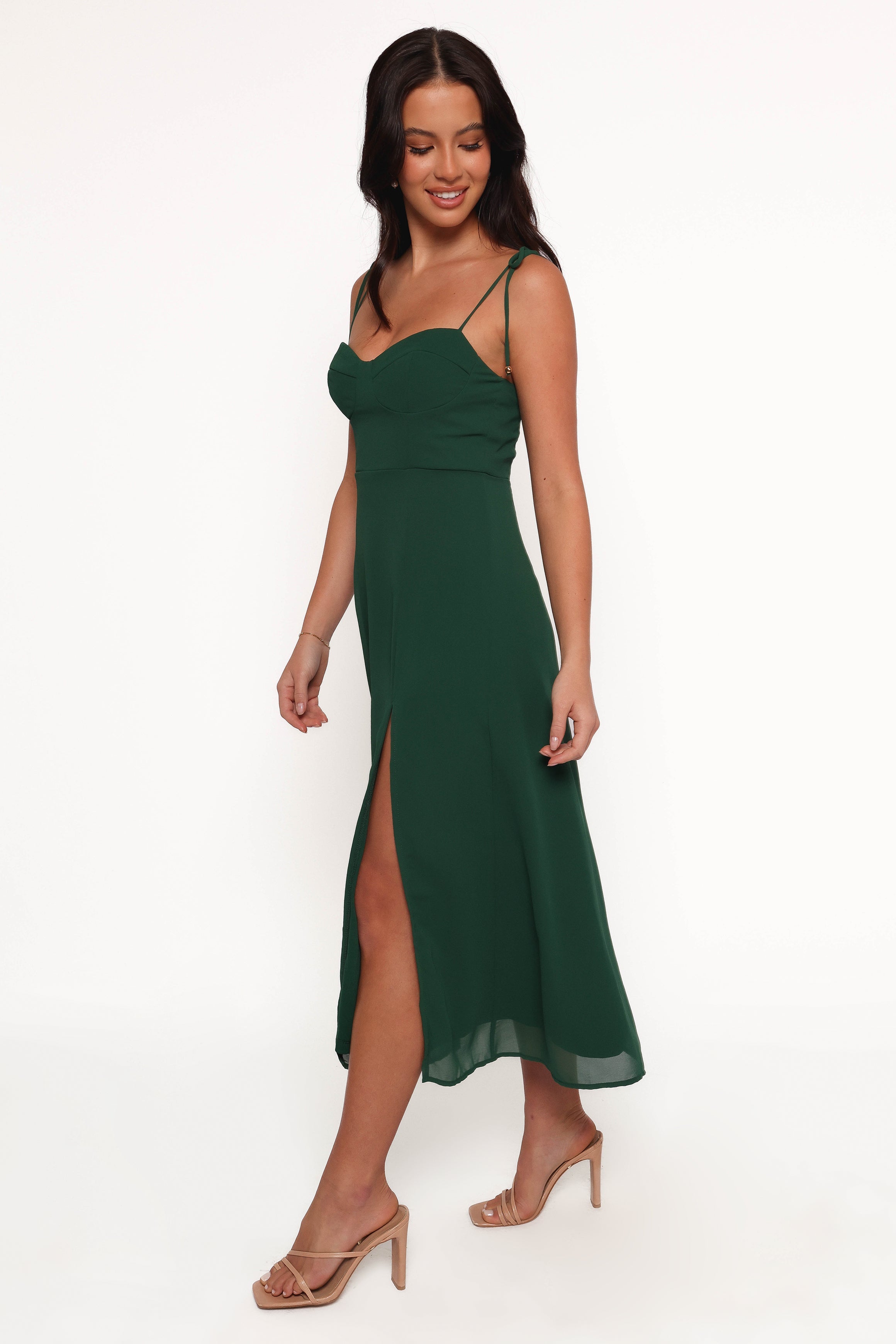 Meg Dress - Emerald