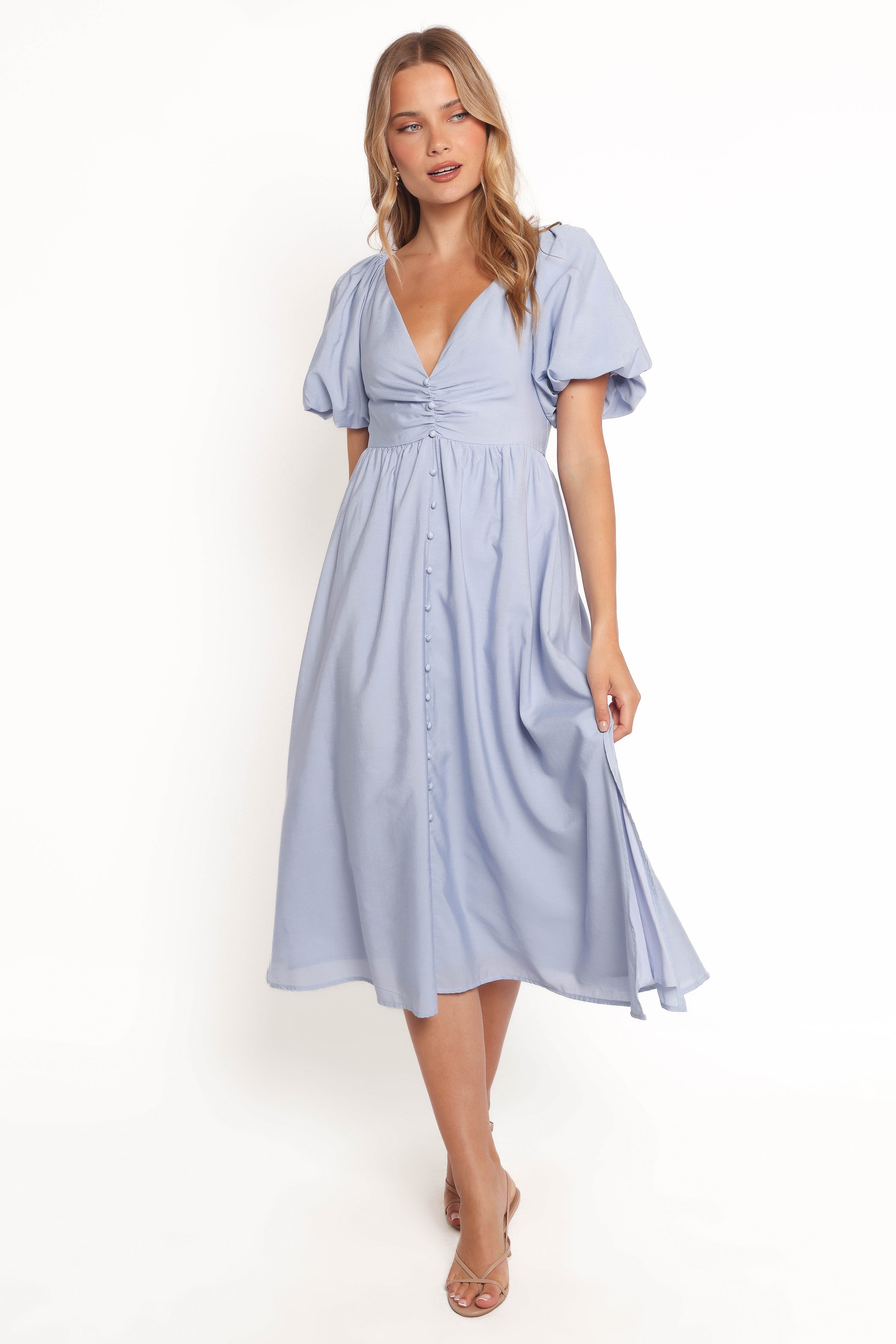 Charley Midi Dress - Blue