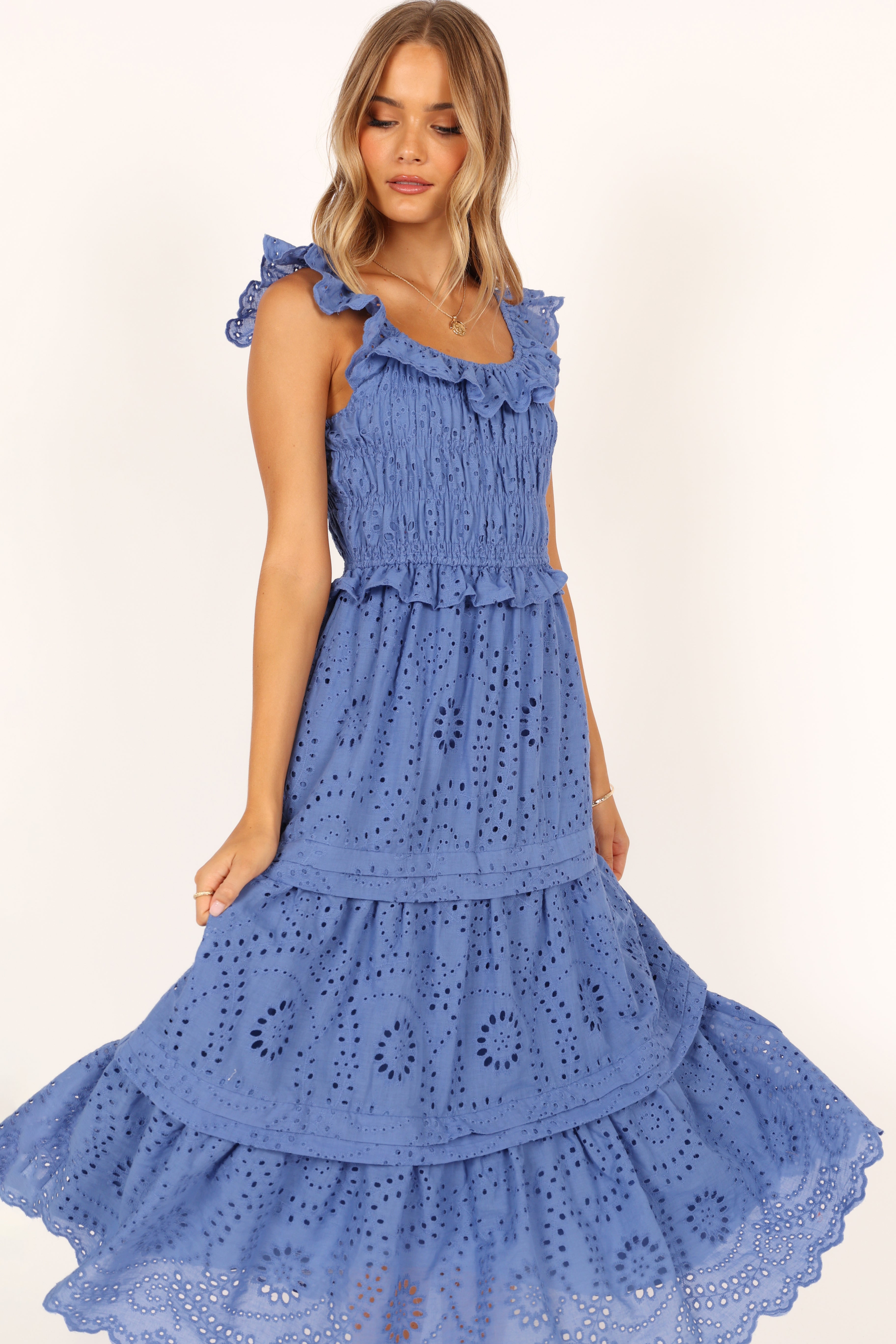 Finley Maxi Dress - Blue