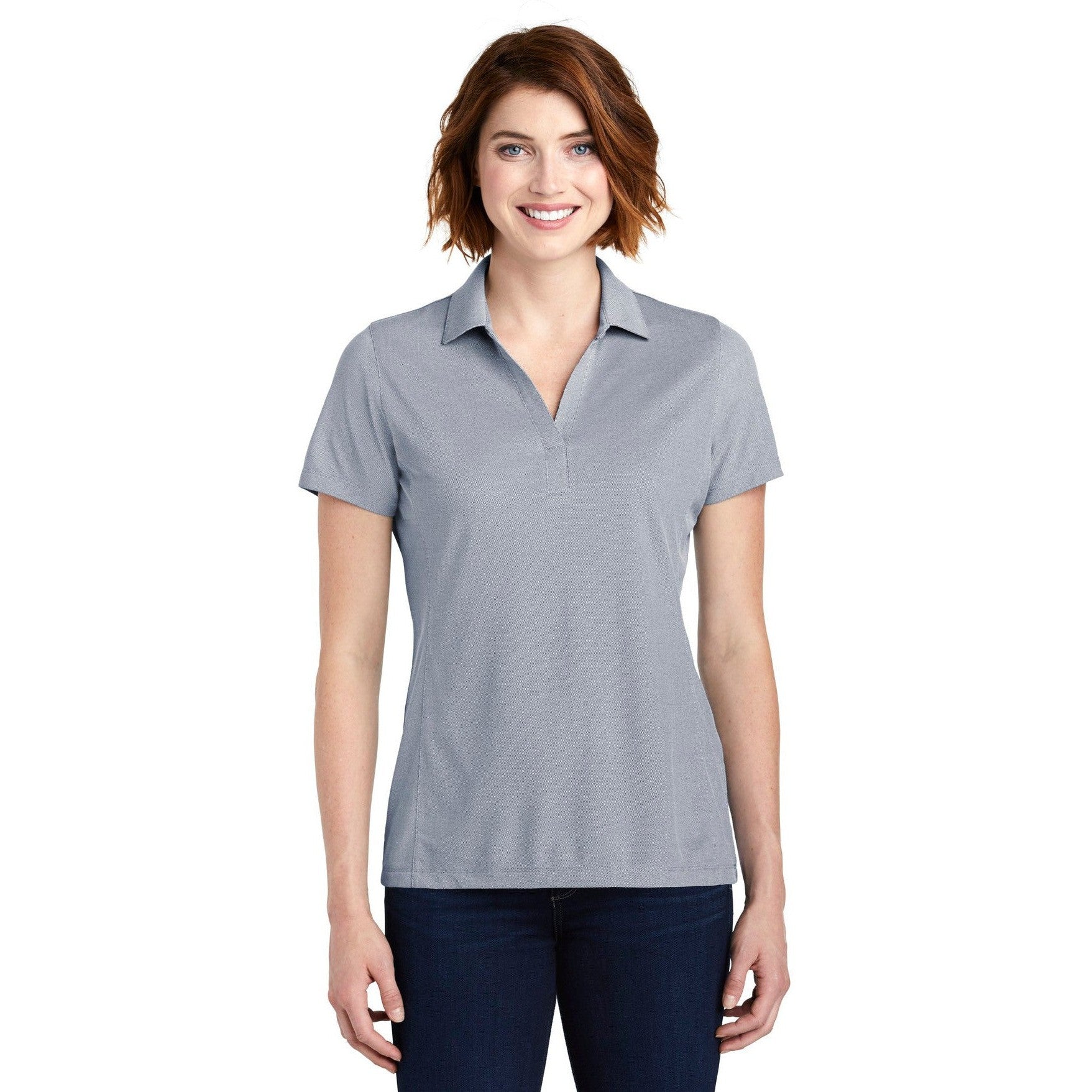 CLOSEOUT - Port Authority Ladies Poly Oxford Pique Polo