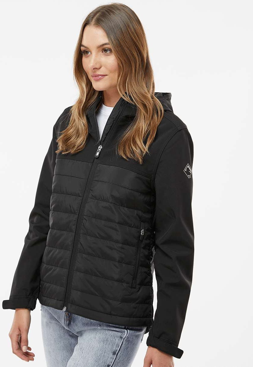 OUTLET-DRI Duck Ladies Vista Soft Shell Puffer Jacket