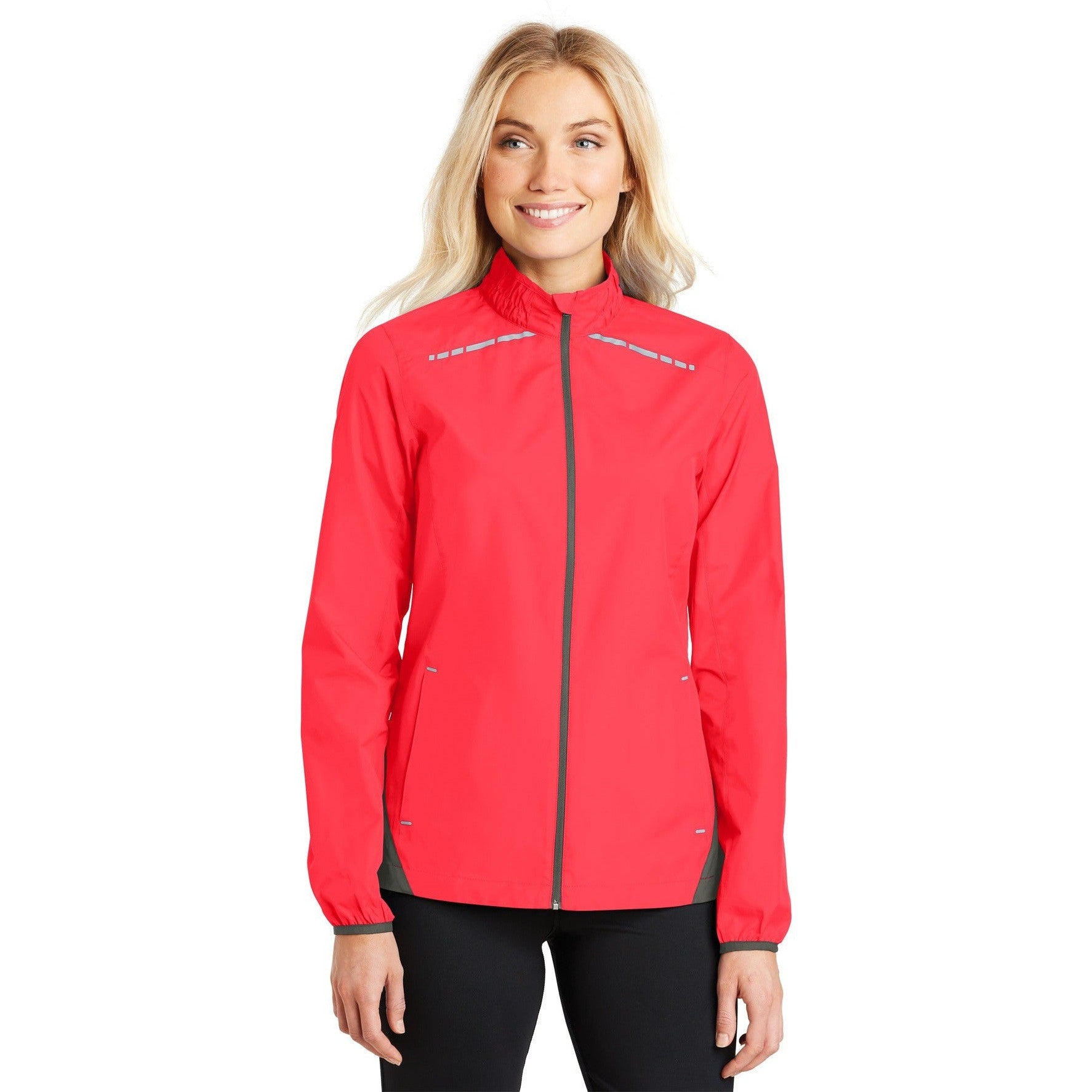 CLOSEOUT - Port Authority Ladies Zephyr Reflective Hit Full-Zip Jacket