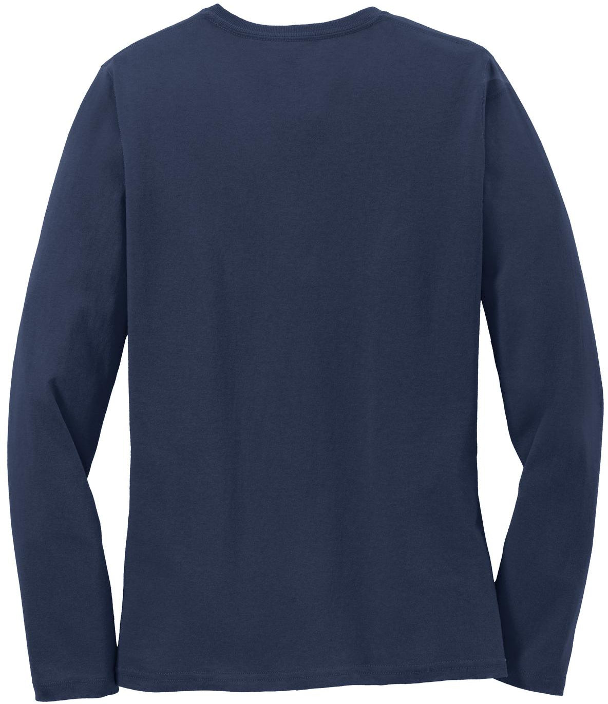 OUTLET-Port & Company Ladies Long Sleeve Cotton T-Shirt