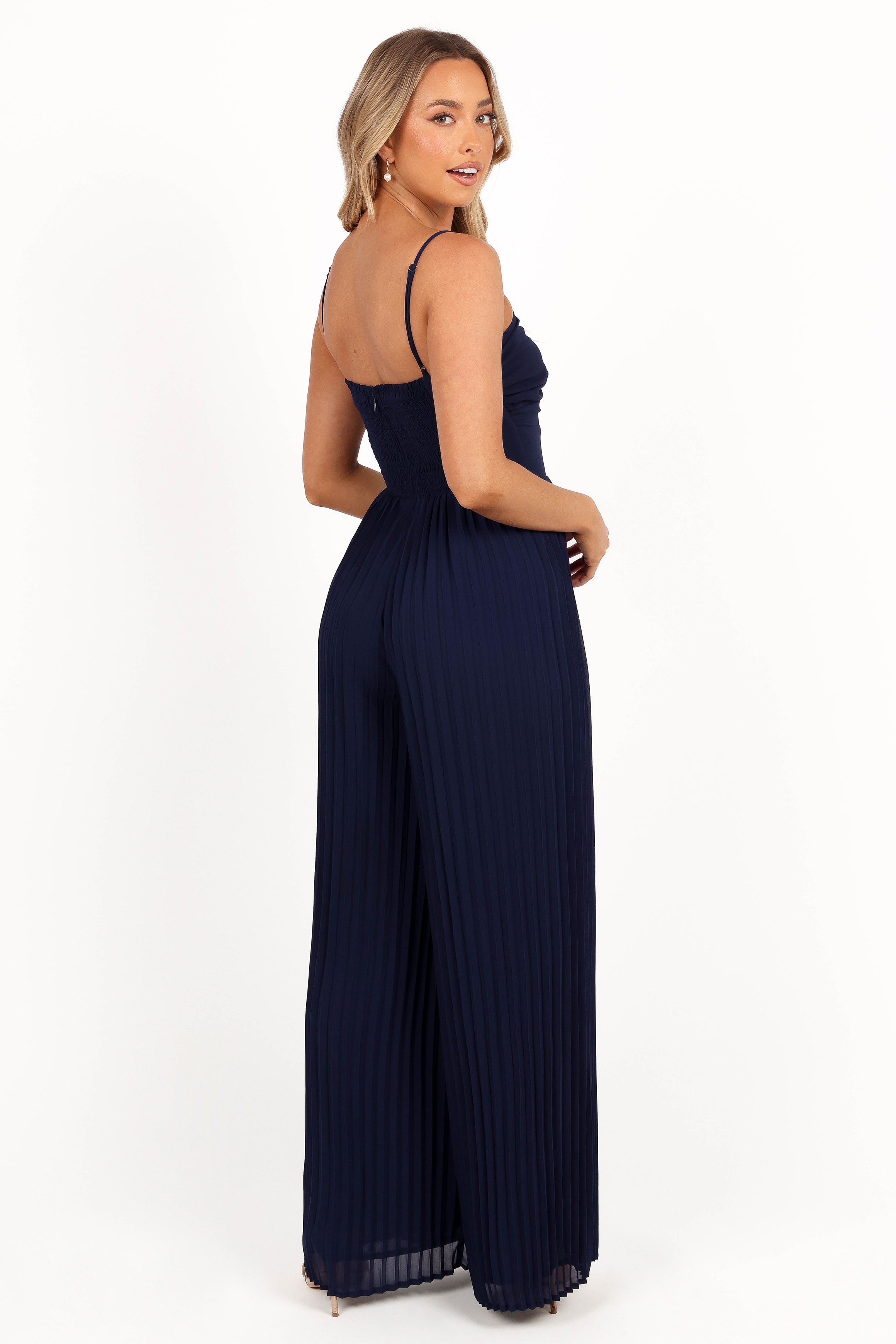 Alice Wide Leg Jumpsuit - Navy