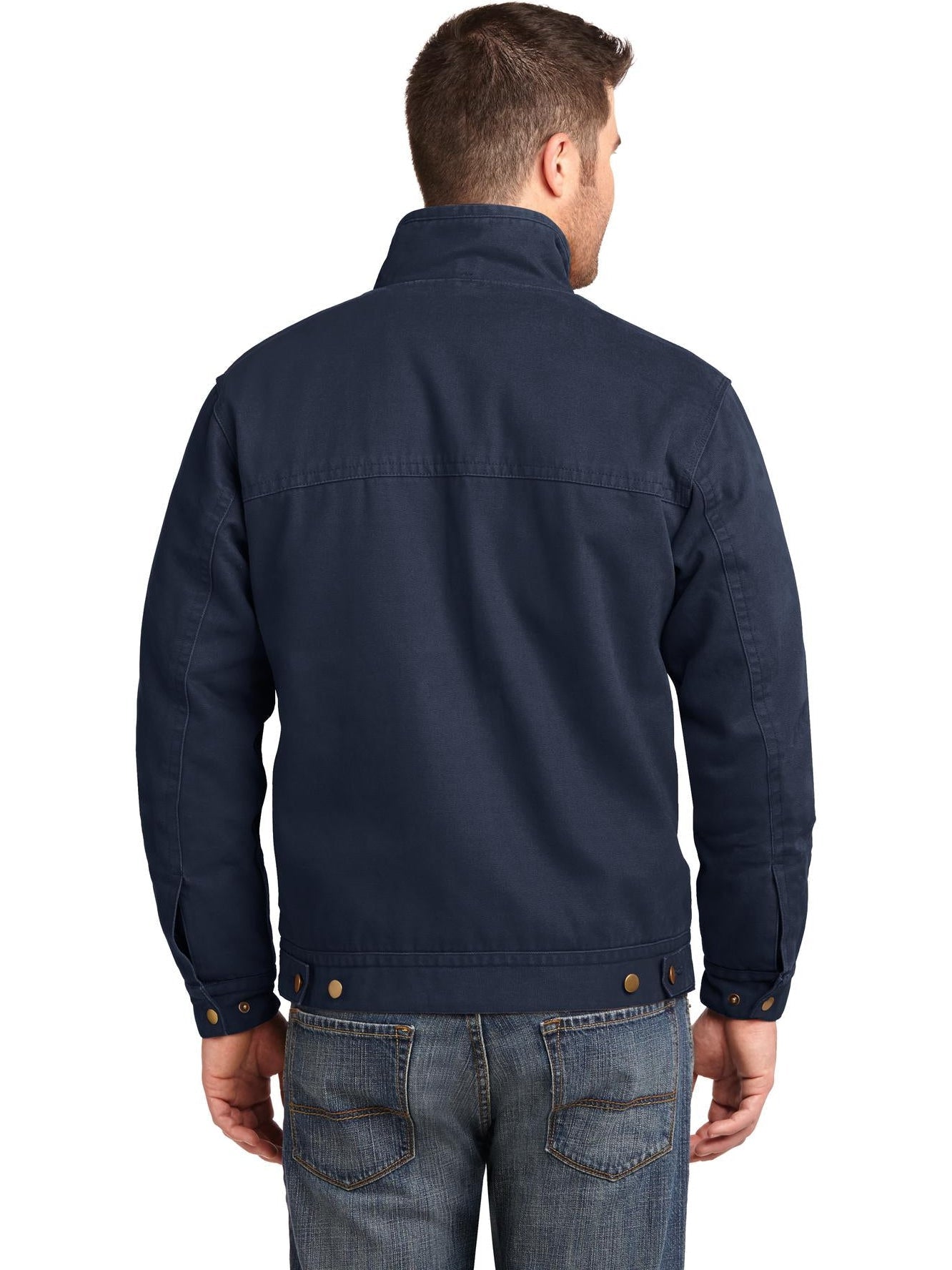 OUTLET-CornerStoneWashed Duck Cloth Flannel-Lined Work Jacket