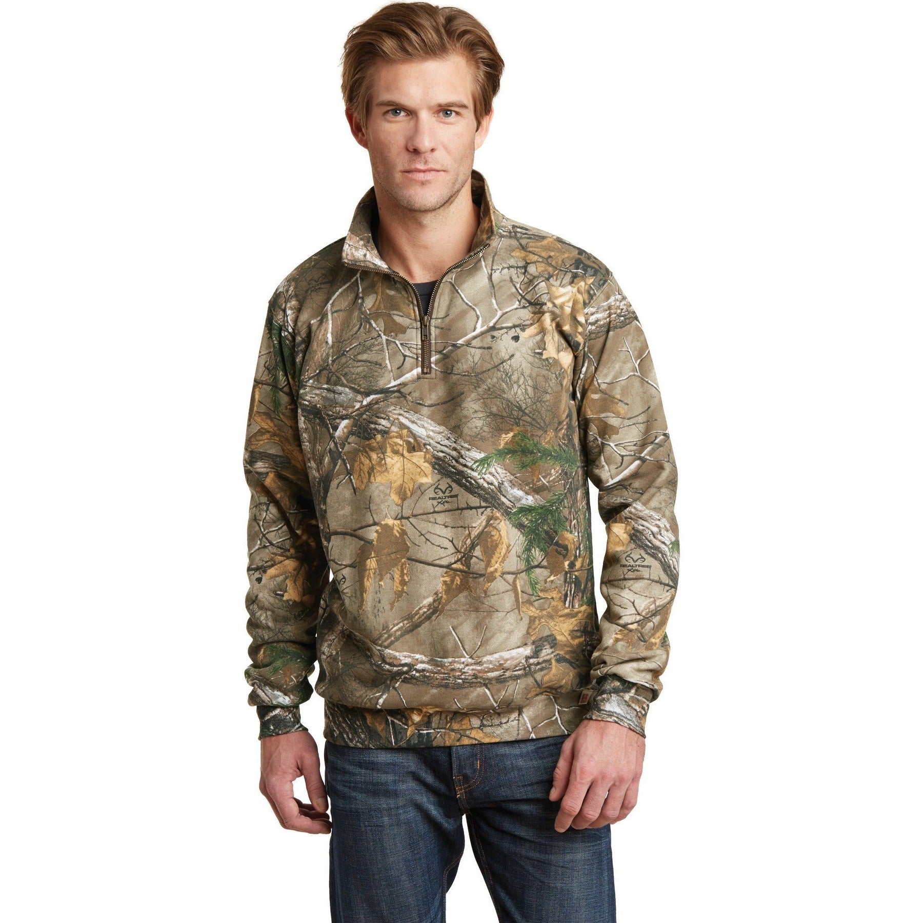 CLOSEOUT - Russell Outdoors Realtree 1/4-Zip Sweatshirt