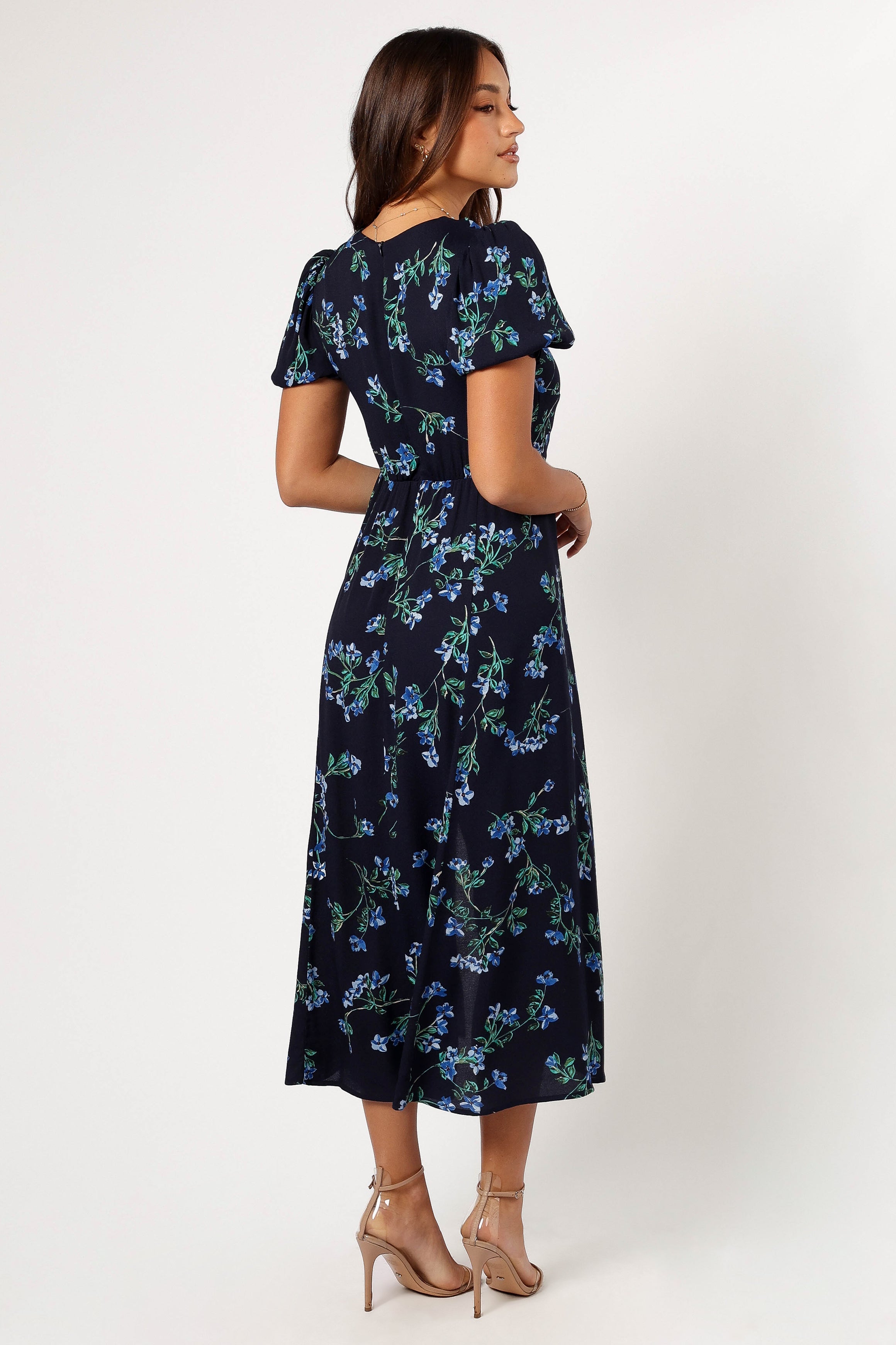 Hendrix Midi Dress - Midnight Blues