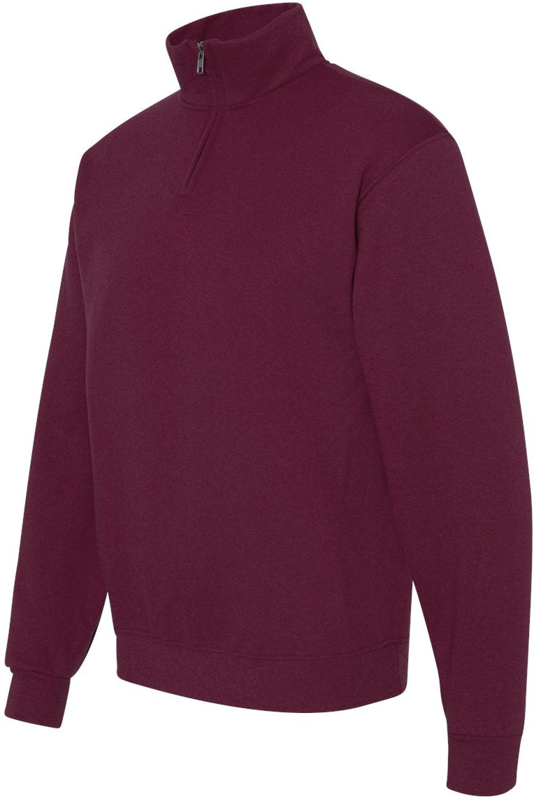 OUTLET-Jerzees Nublend Cadet Collar Quarter-Zip Sweatshirt