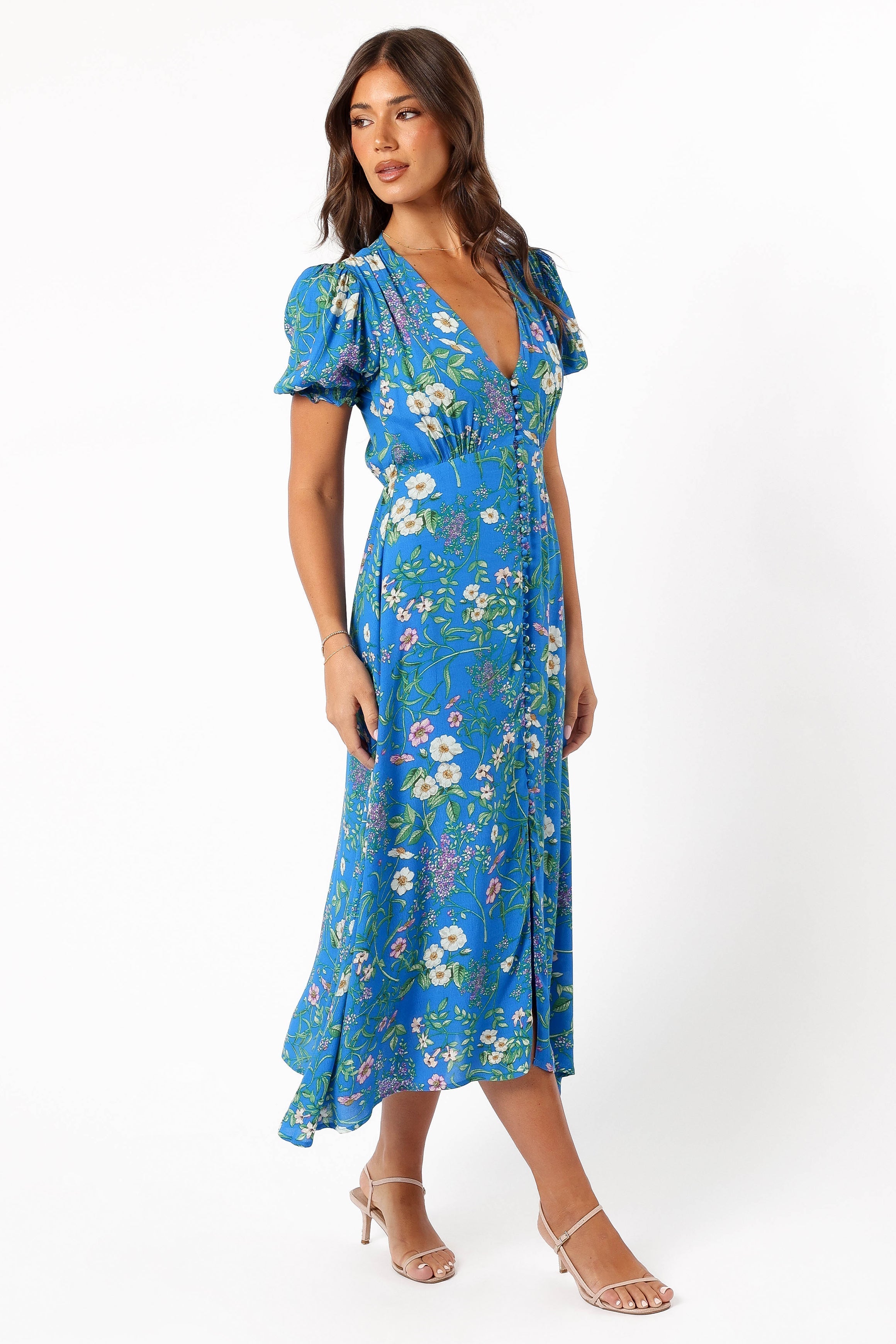 Brax Floral Dress - Blue Ivy