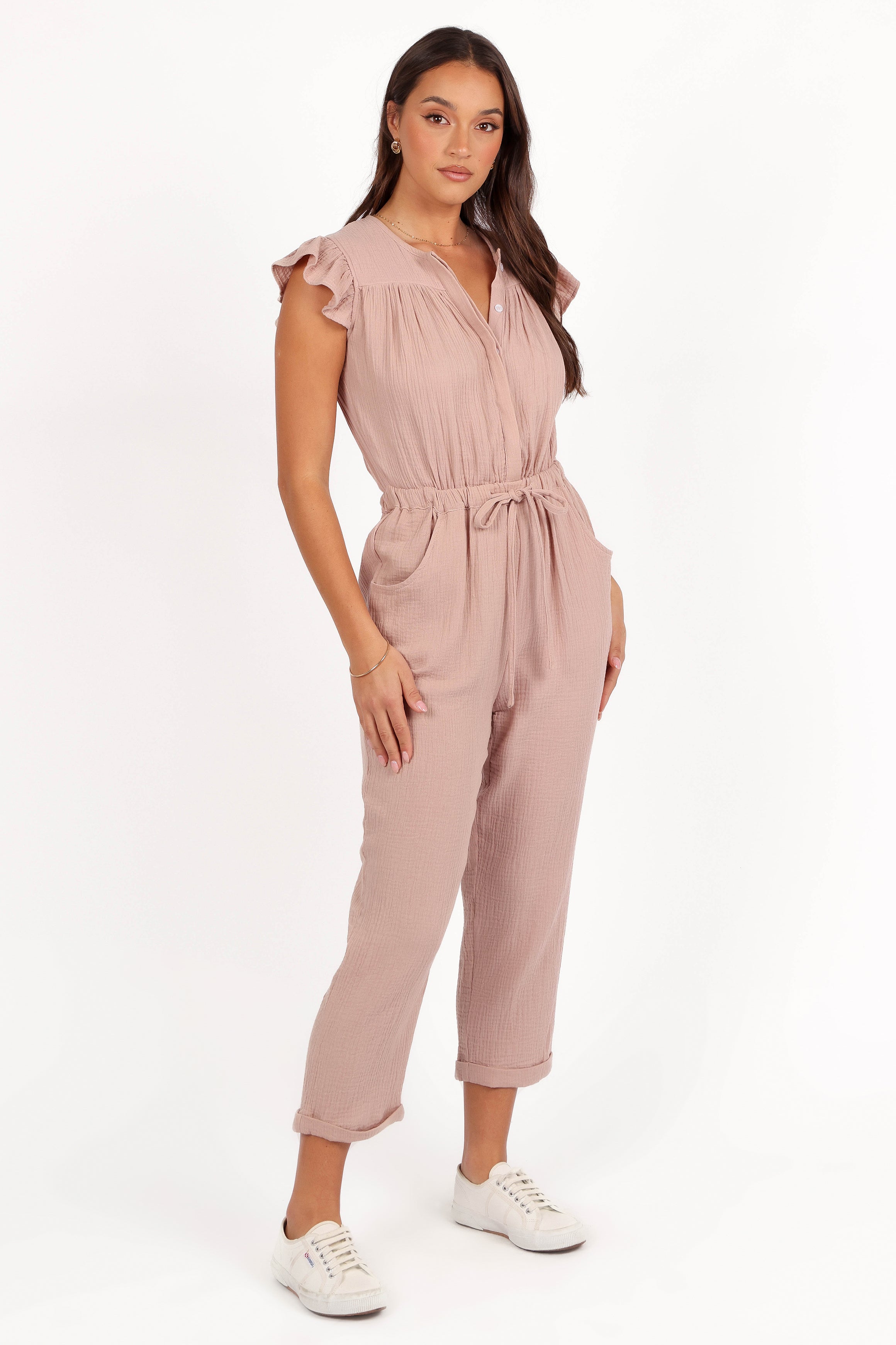 Brooklyn Jumpsuit - Dusty Mauve